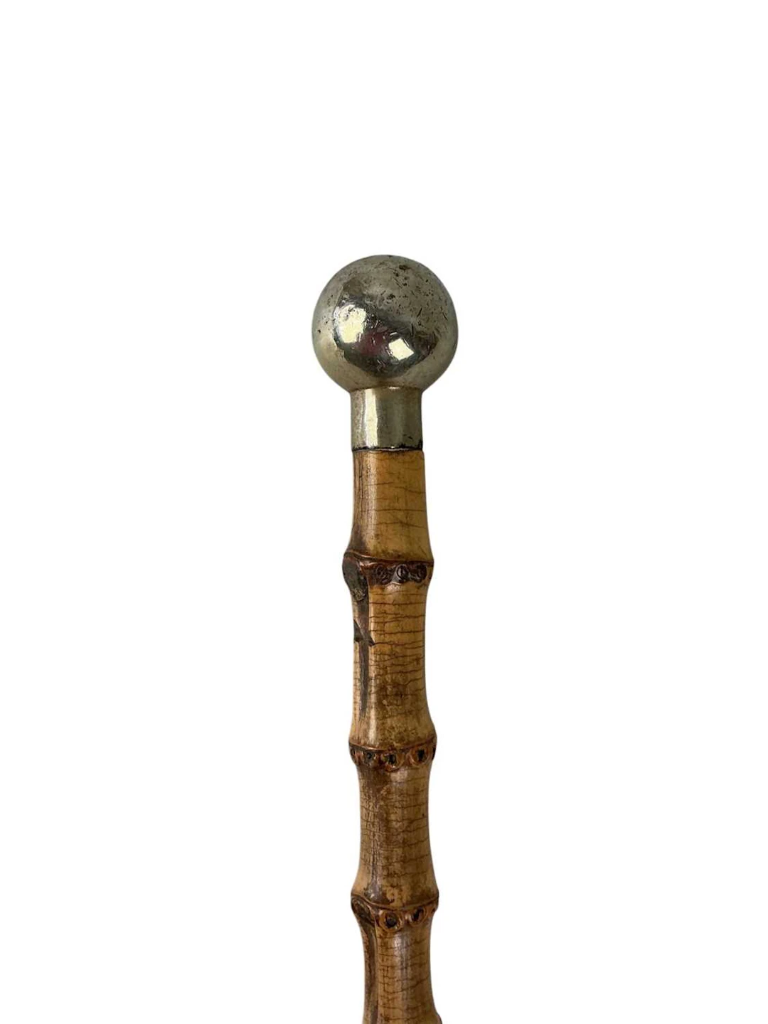 SWAGGER STICK, MID 20TH CENTURY ALONG WITH A GROUP OF WALKING STICKS