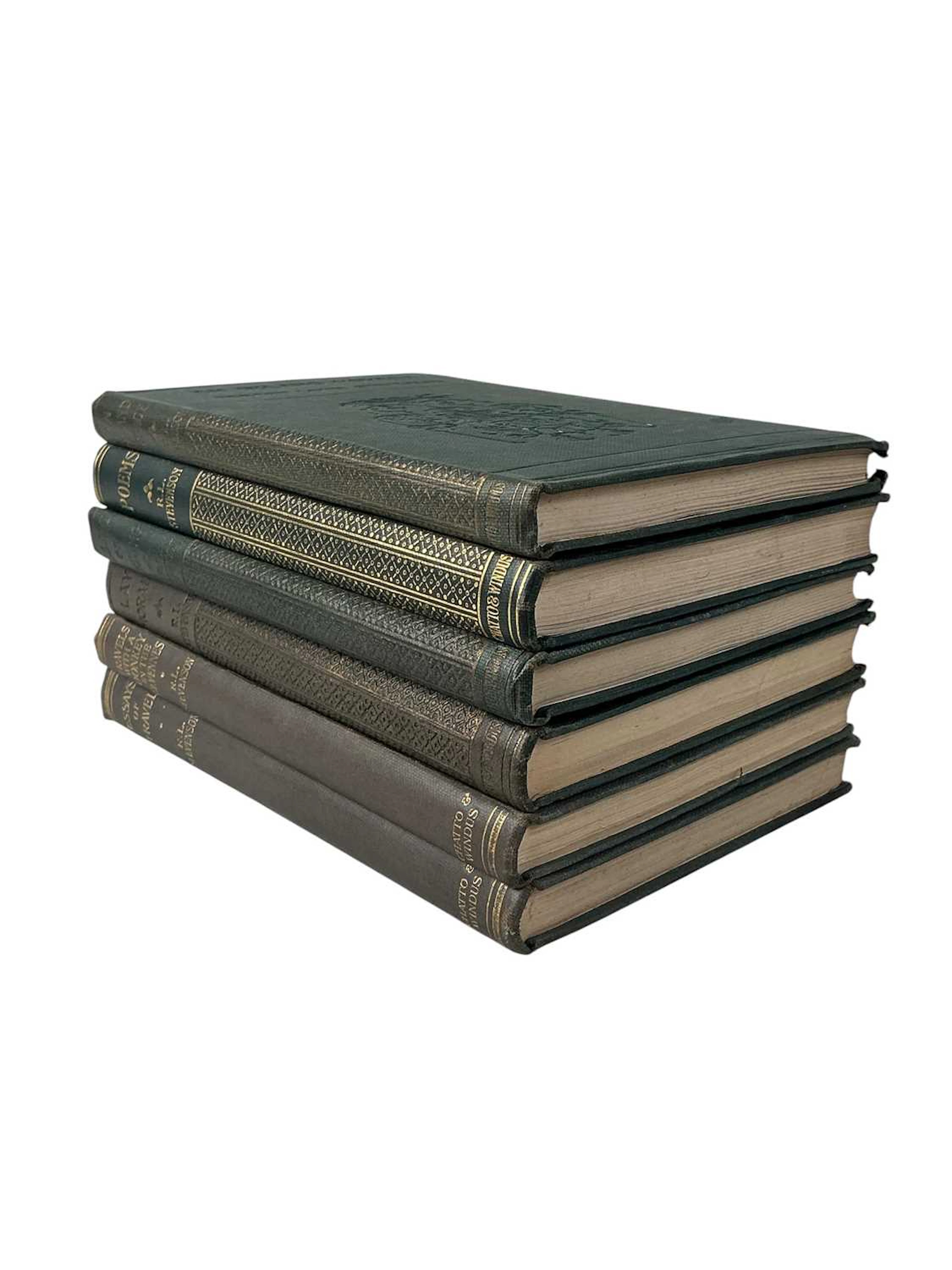 COLLECTION OF R.L. STEVENSON BOOKS EARLY 20TH CENTURY