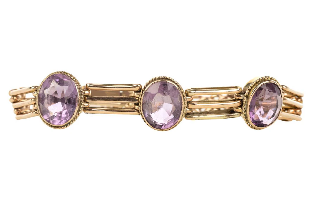 AMETHYST BRACELET EARLY/MID 20TH CENTURY