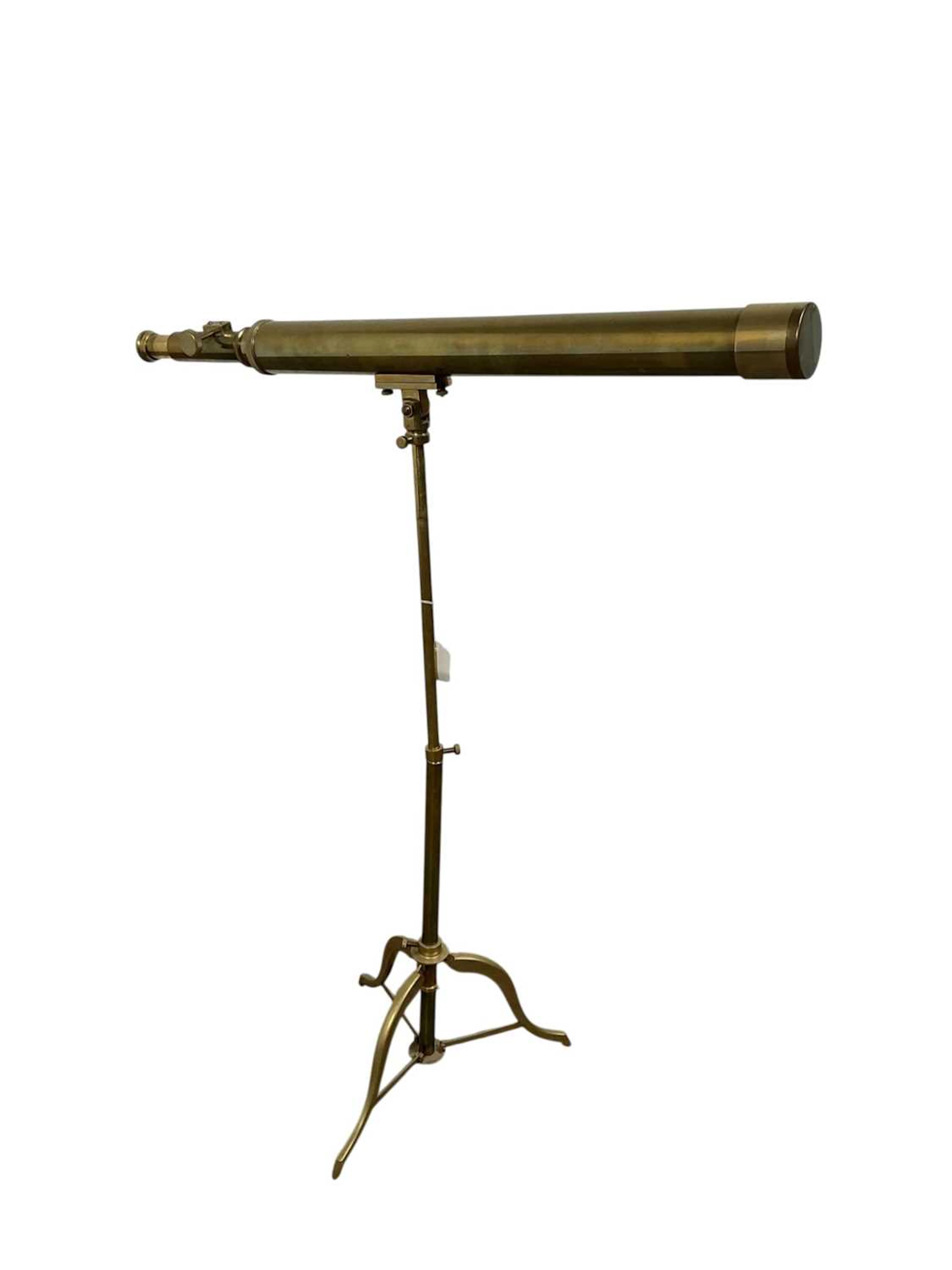 BRASS TELESCOPE MID 20TH CENTURY
