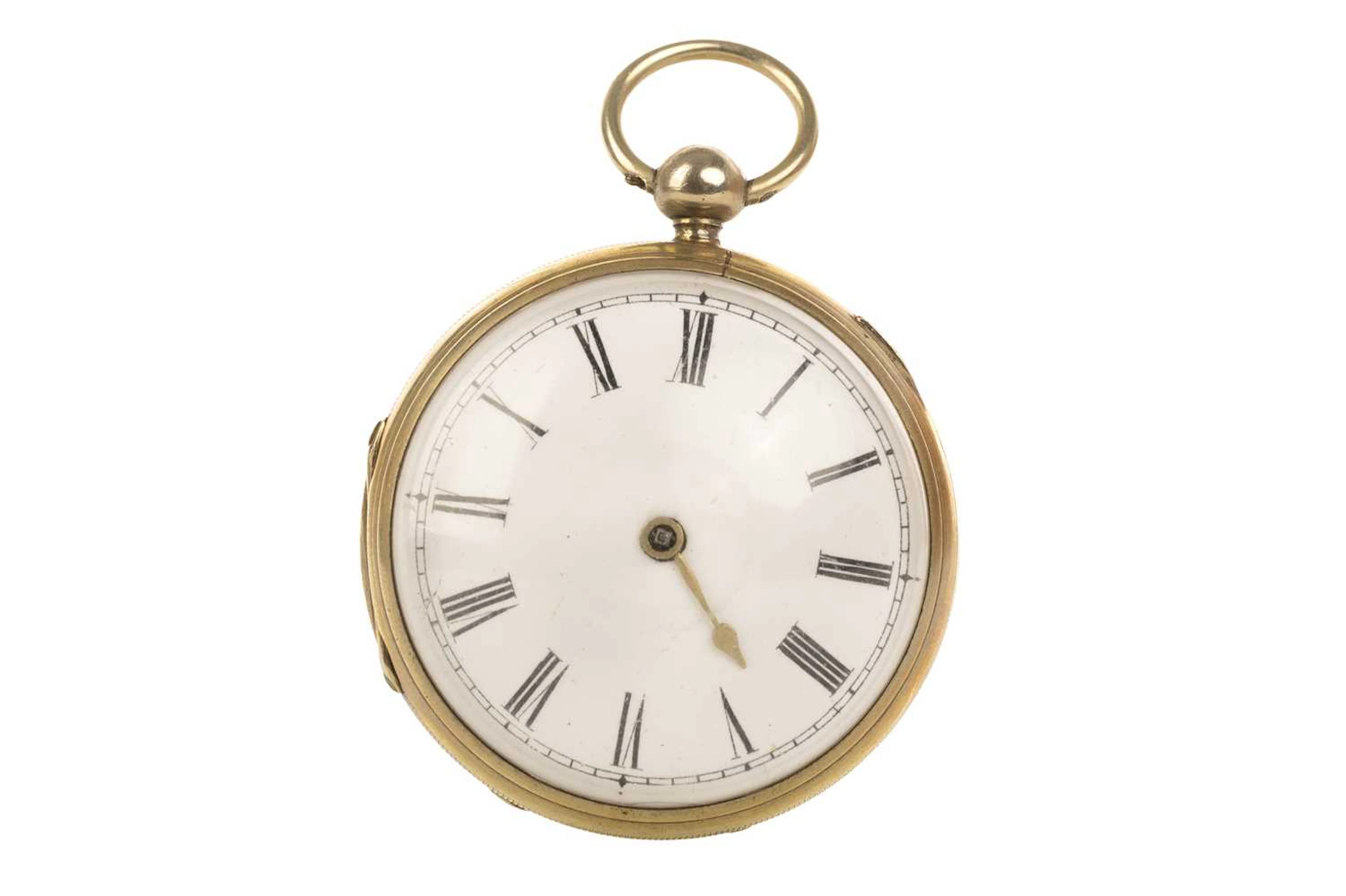 GEORGIAN SILVER PAIR CASED POCKET WATCH