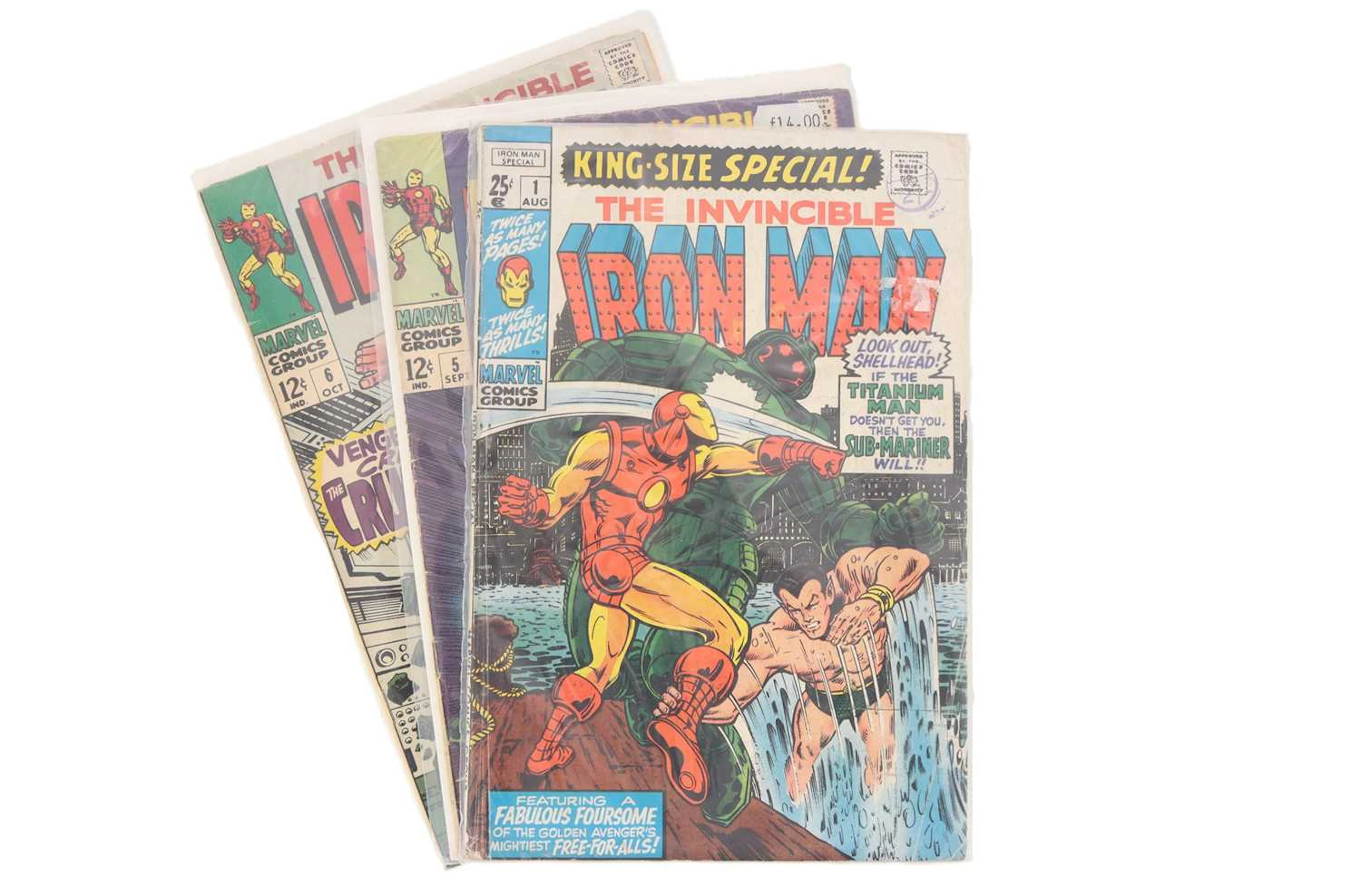 MARVEL-THE INVINCIBLE IRON MAN, LARGE COLLECTION, INCLUDING KING-SIZE