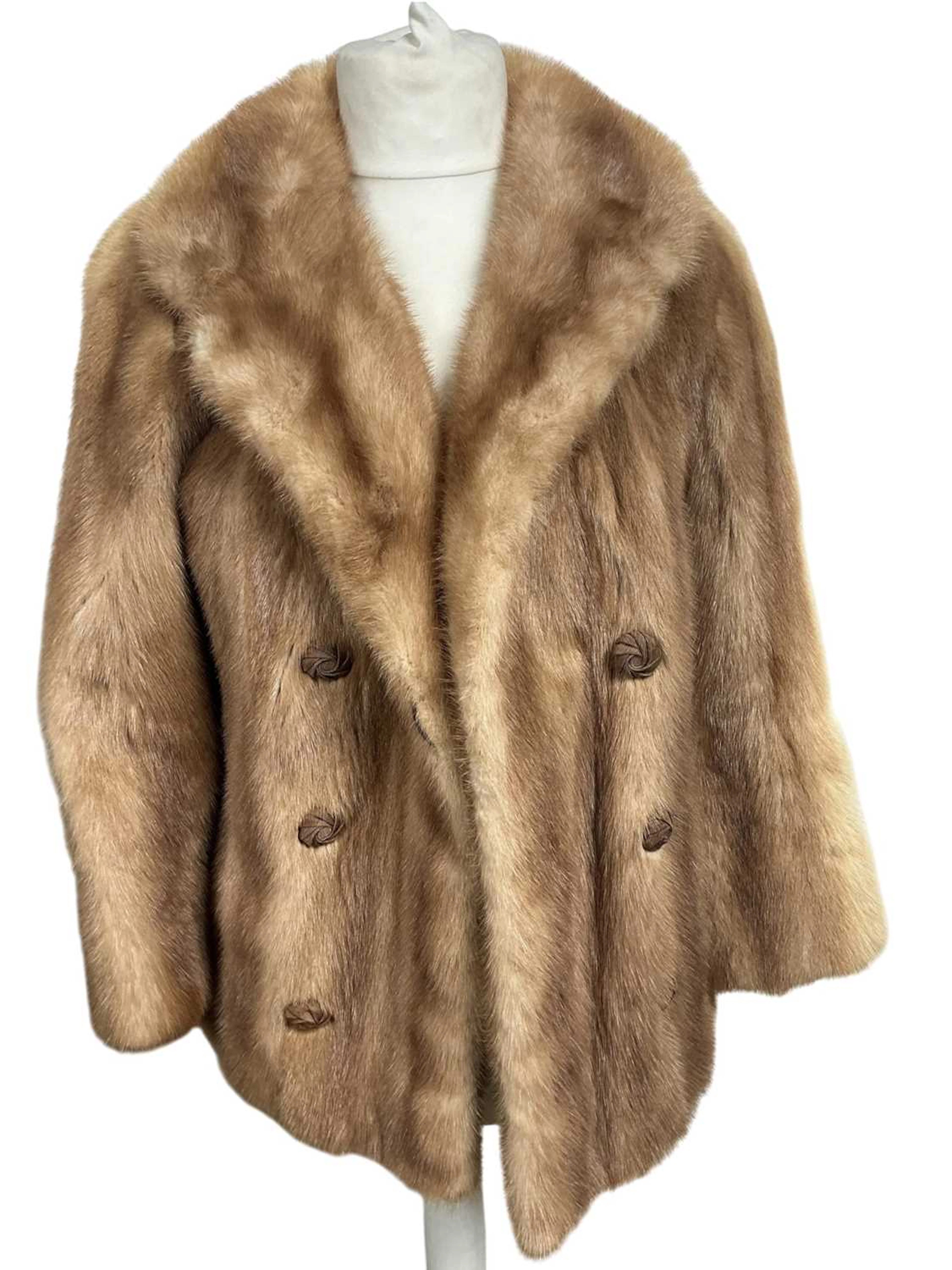 MINK FUR COAT EARLY/MID 20TH CENTURY