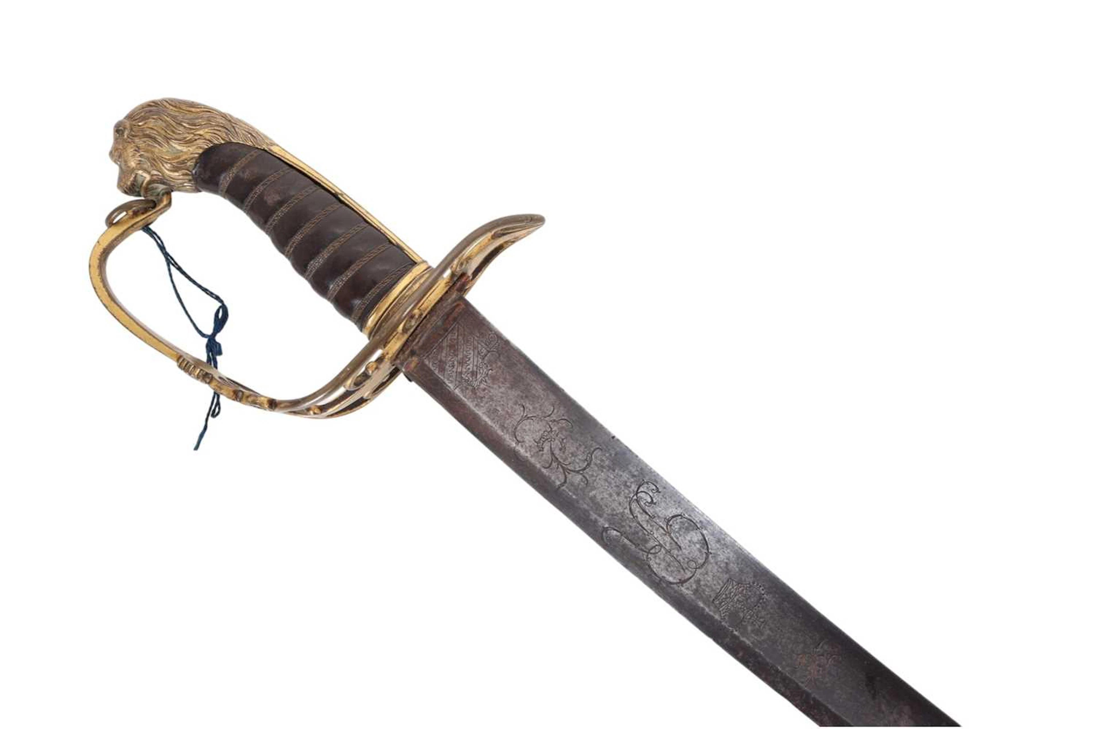 BRITISH 1803 PATTERN INFANTRY OFFICERS SABRE EARLY 19TH CENTURY