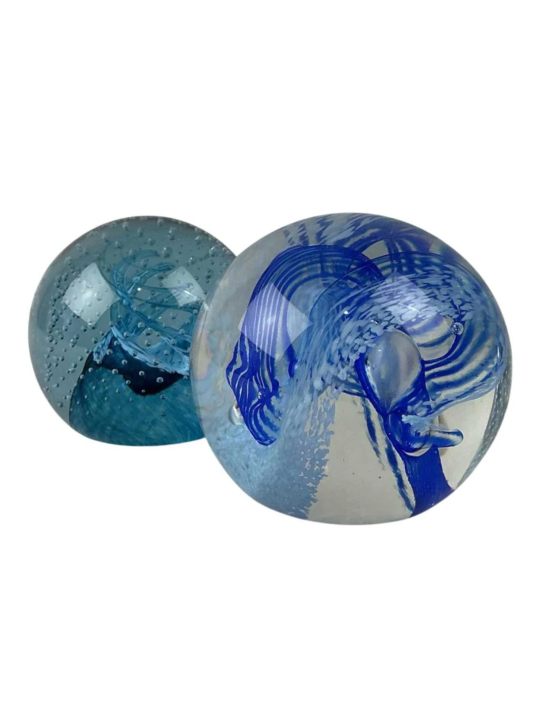 TWO CAITHNESS GLASS PAPERWEIGHTS LATE 20TH CENTURY