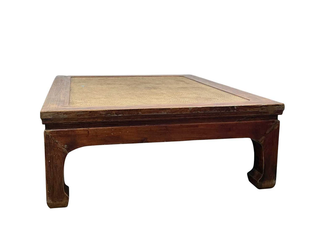 LARGE CHINESE HARDWOOD COFFEE TABLE MID/LATE 20TH CENTURY