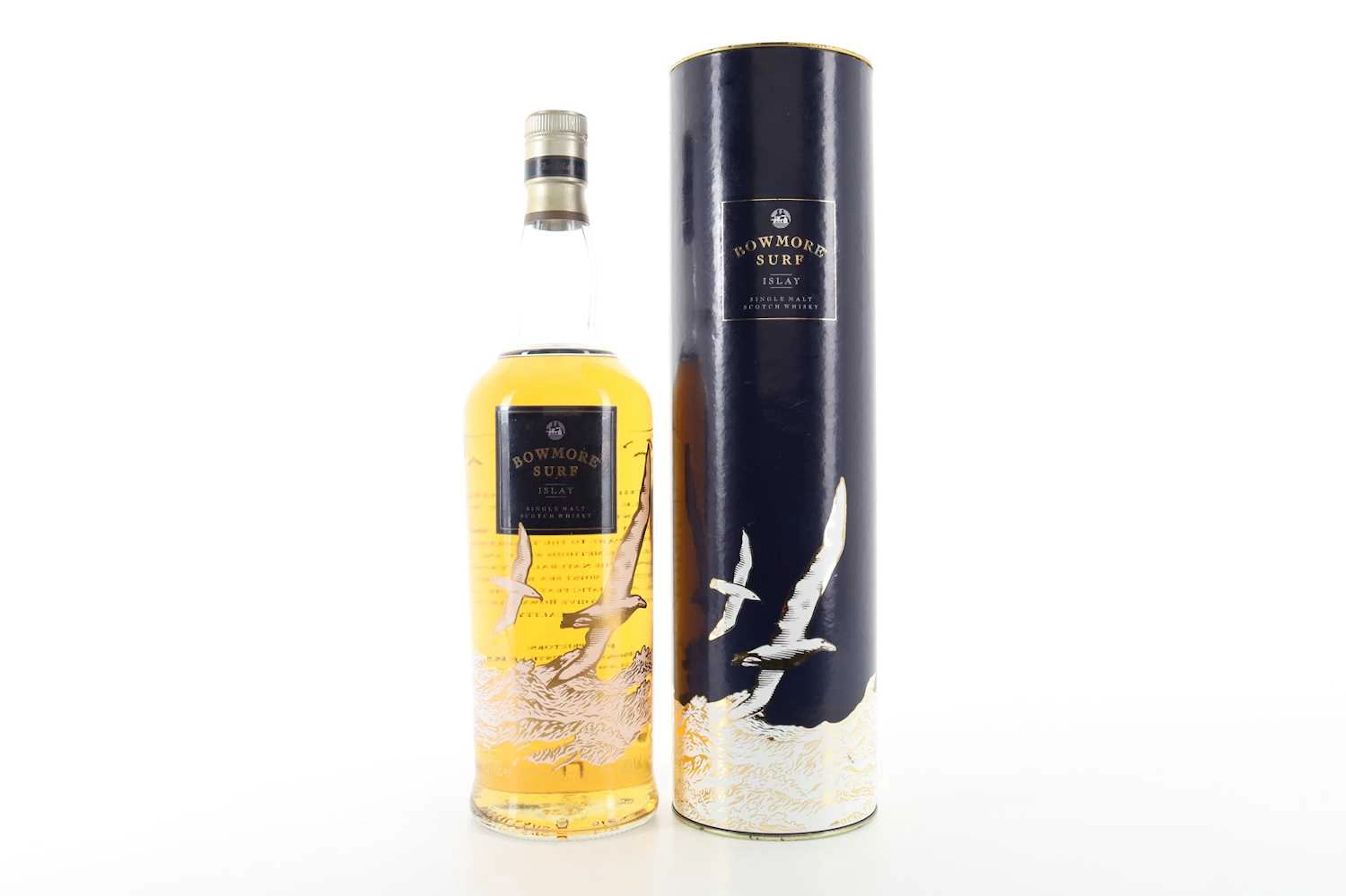 BOWMORE SURF SCREEN PRINTED BOTTLE 1L ISLAY SINGLE MALT