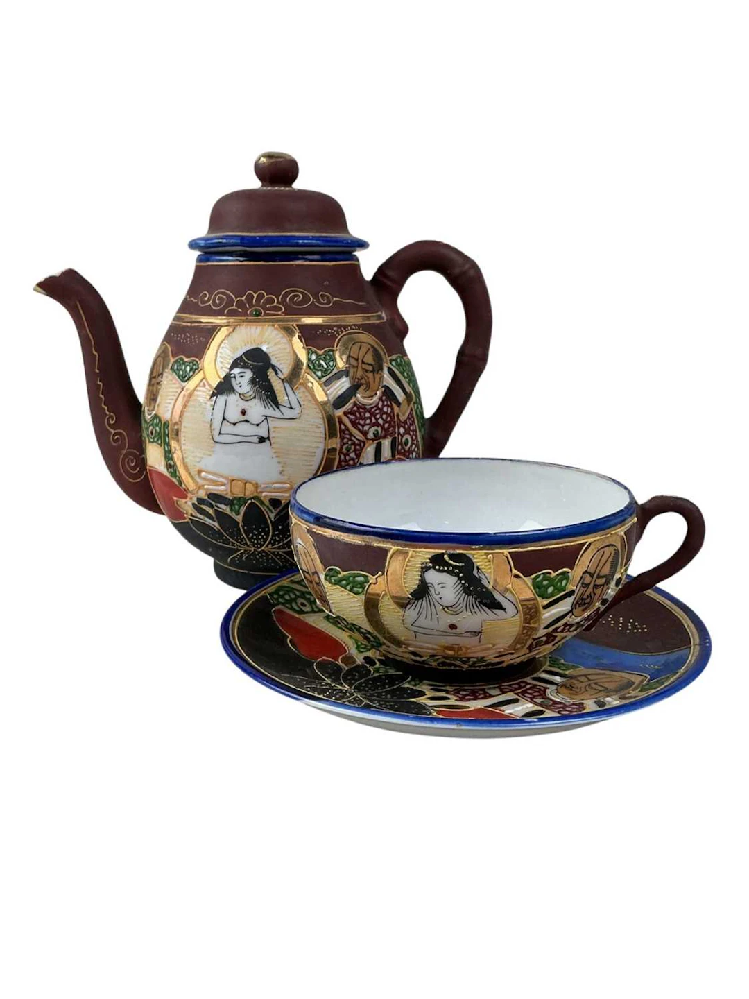 JAPANESE CERAMIC COFFEE SERVICE LATE 20TH CENTURY
