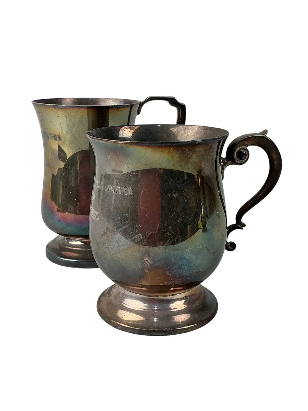 GROUP OF SILVER PLATED WARE LATE 20TH CENTURY