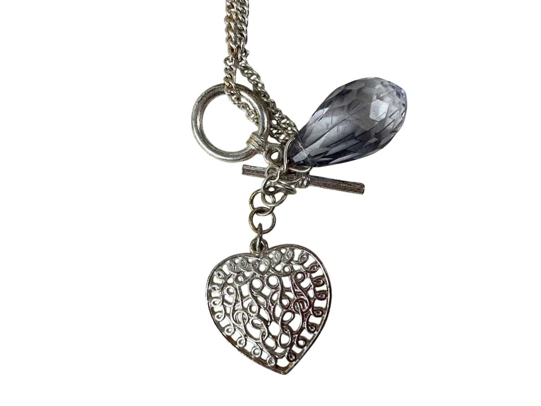 COLLECTION OF SILVER AND OTHER COSTUME JEWELLERY LATE 20TH CENTURY