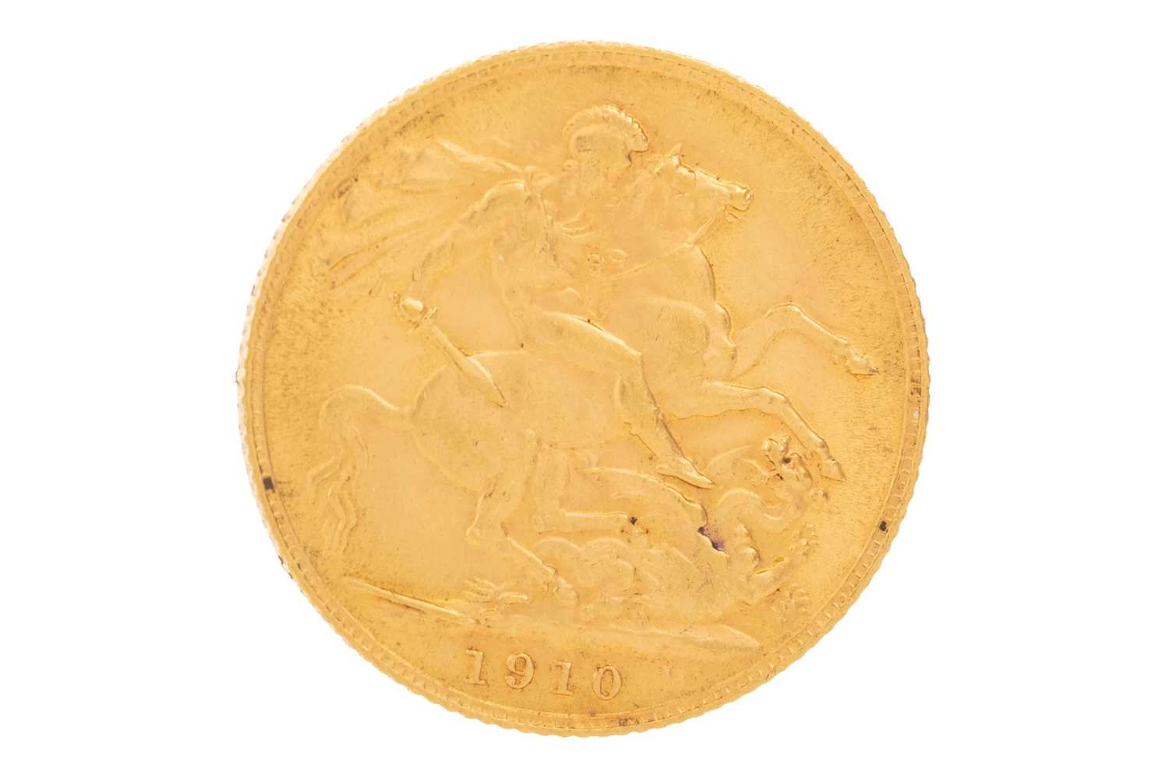 EDWARD VII GOLD SOVEREIGN 1910