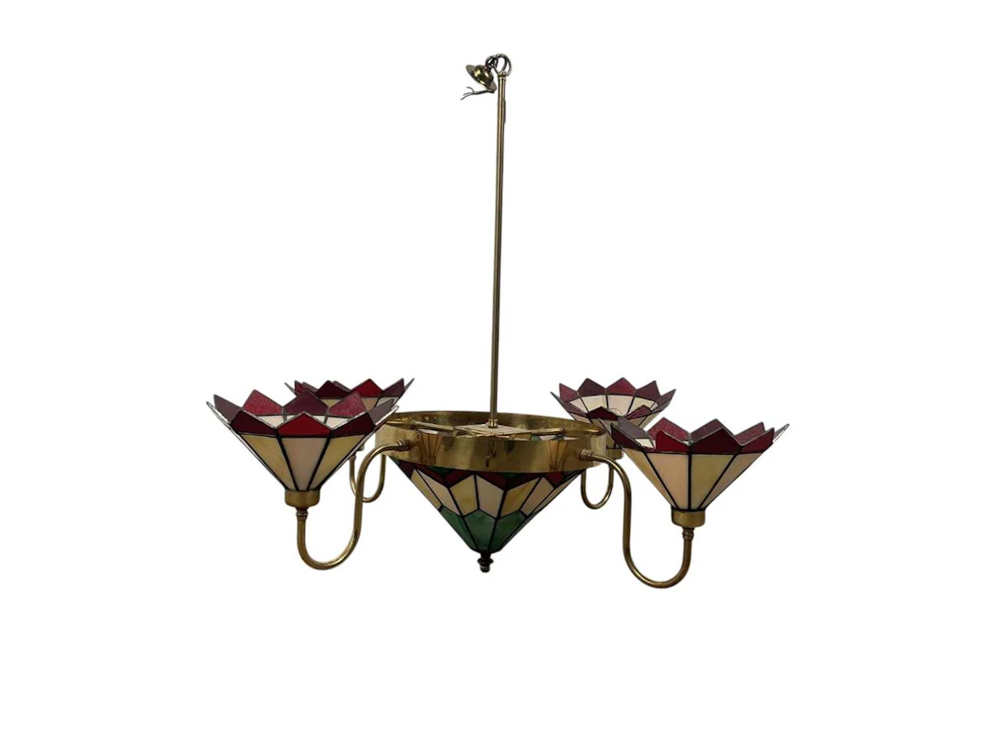 PAIR OF CEILING LIGHTS MID 20TH CENTURY