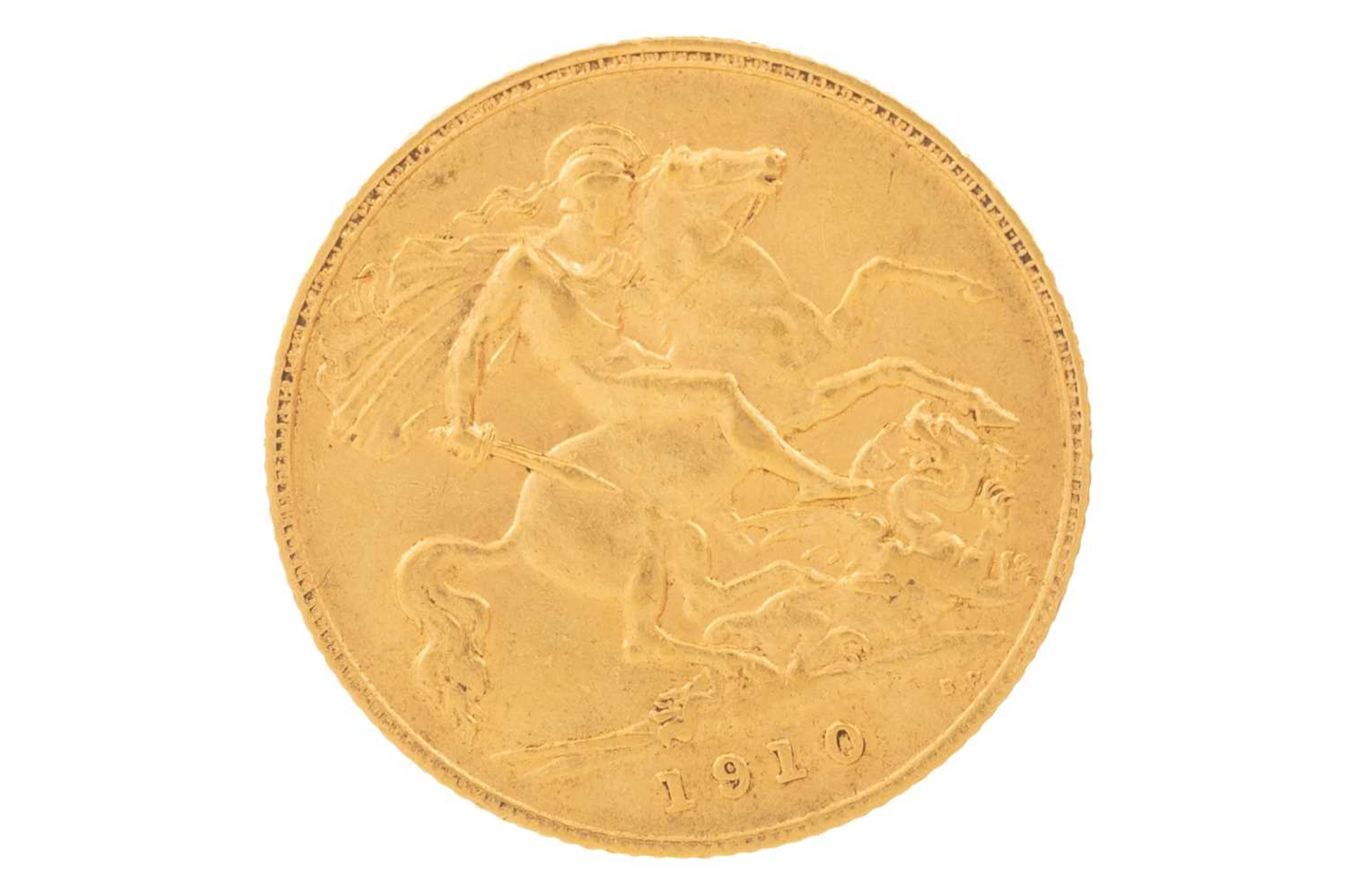 EDWARD VII GOLD HALF SOVEREIGN 1910