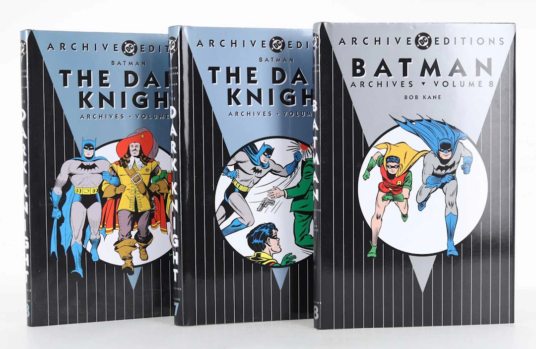 DC COMICS, ARCHIVES EDITIONS, COLLECTION OF HARDCOVER VOLUMES CIRCA 1990s-2000s