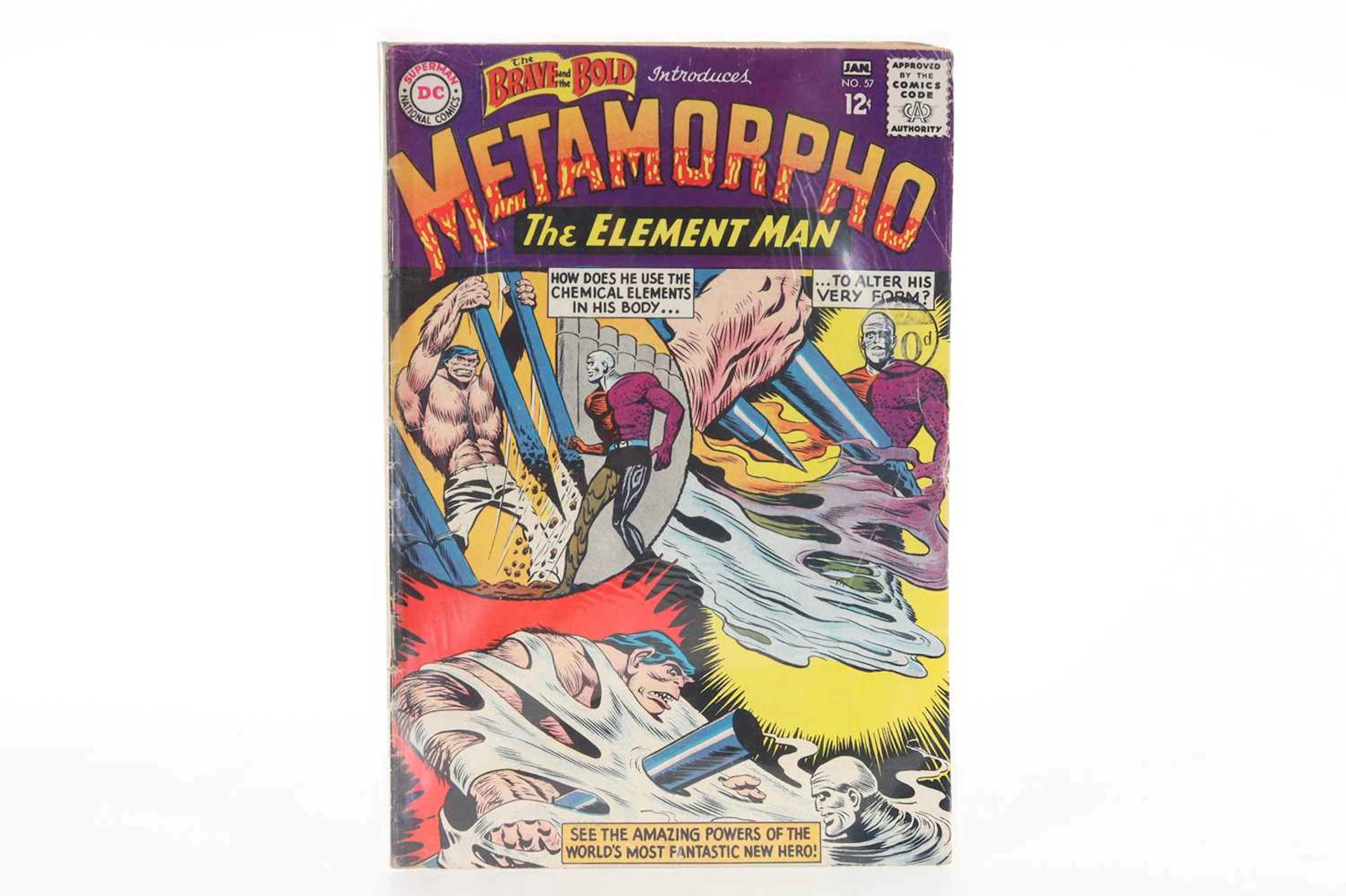 THE BRAVE AND THE BOLD- METAMORPHO THE ELEMENT MAN 1965