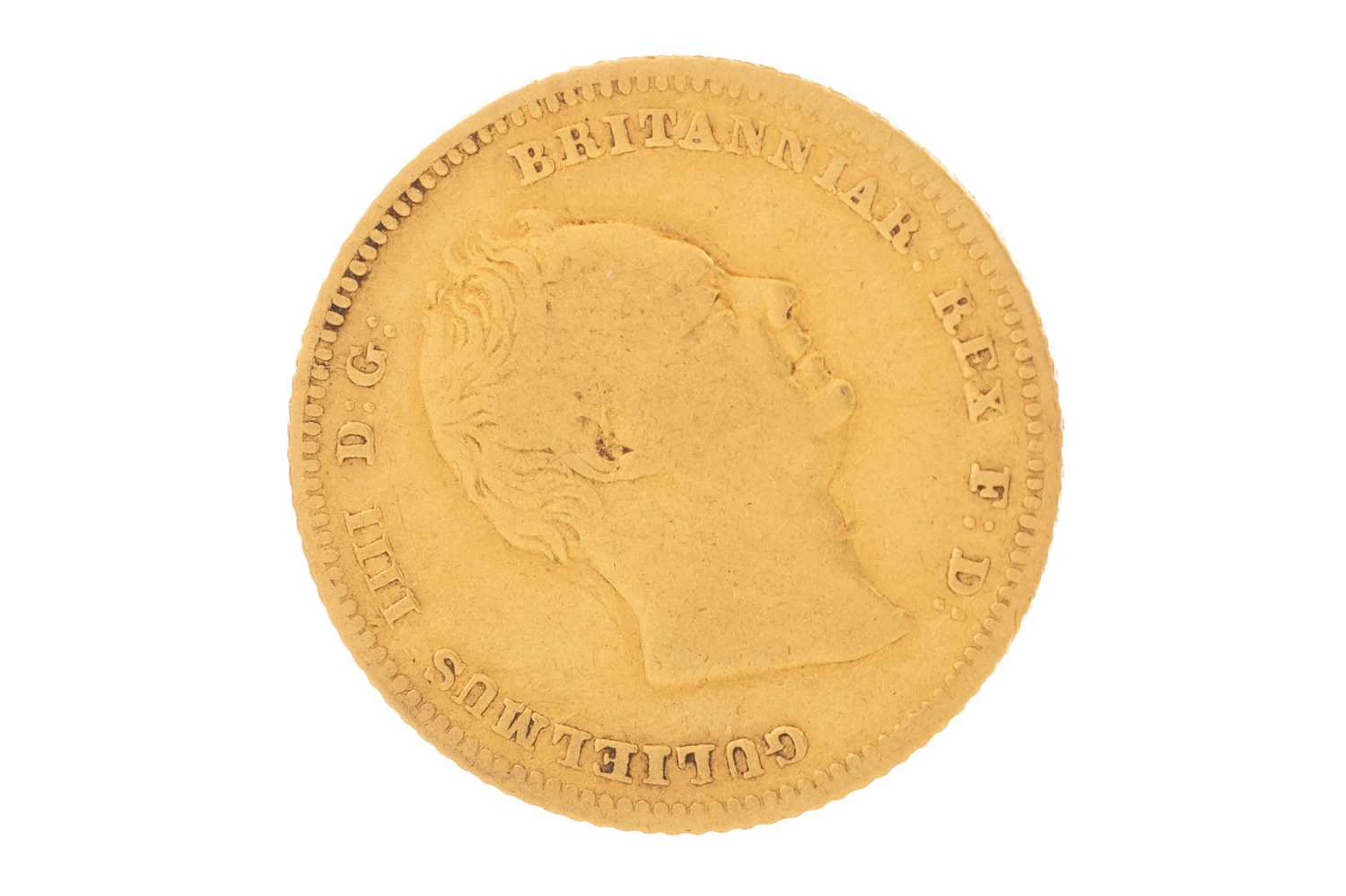 WILLIAM IV GOLD HALF SOVEREIGN 1837