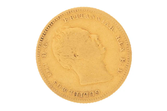 WILLIAM IV GOLD HALF SOVEREIGN 1837