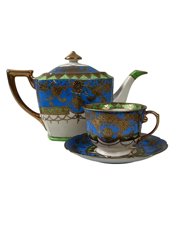 JAPANESE CERAMIC PART TEA SERVICE, EARLY/MID 20TH CENTURY AND OTHER TEA WARES