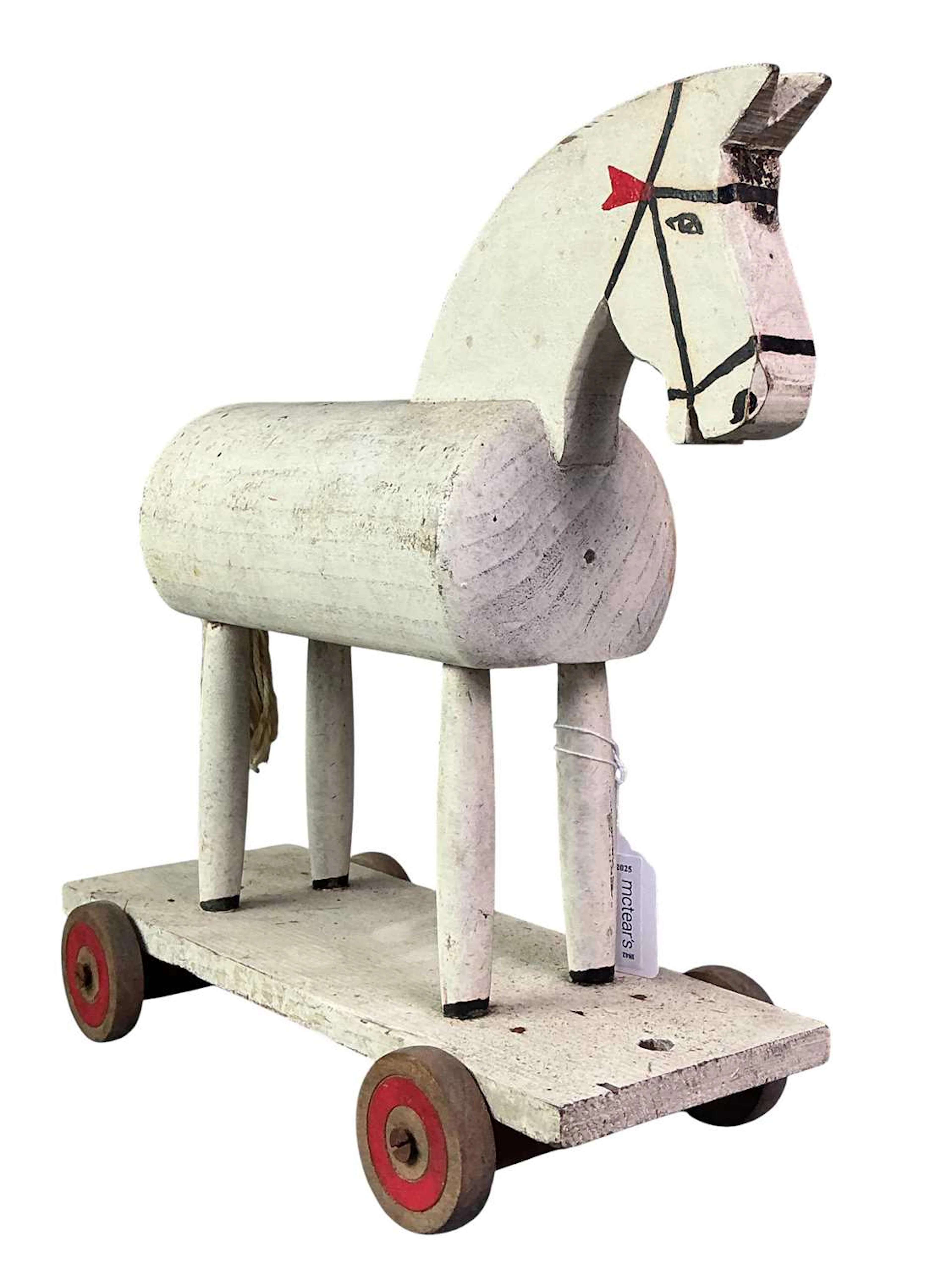 GROUP OF VINTAGE WOODEN TOYS