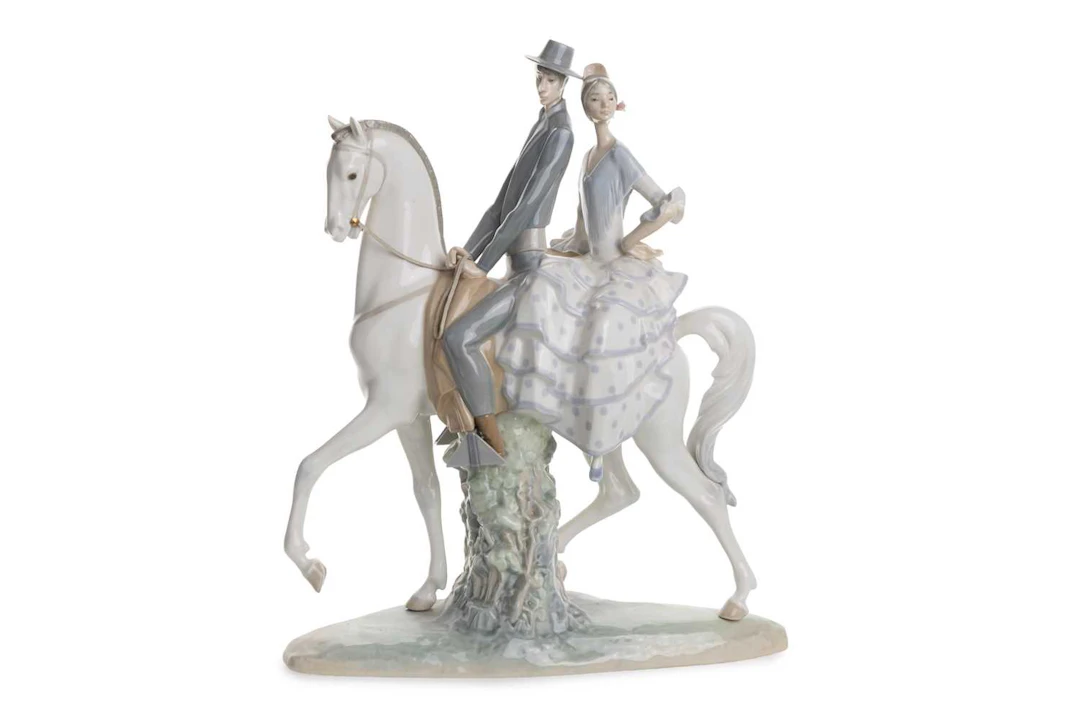 LLADRO FIGURE GROUP OF ANDALUSIANS LATE 20TH CENTURY
