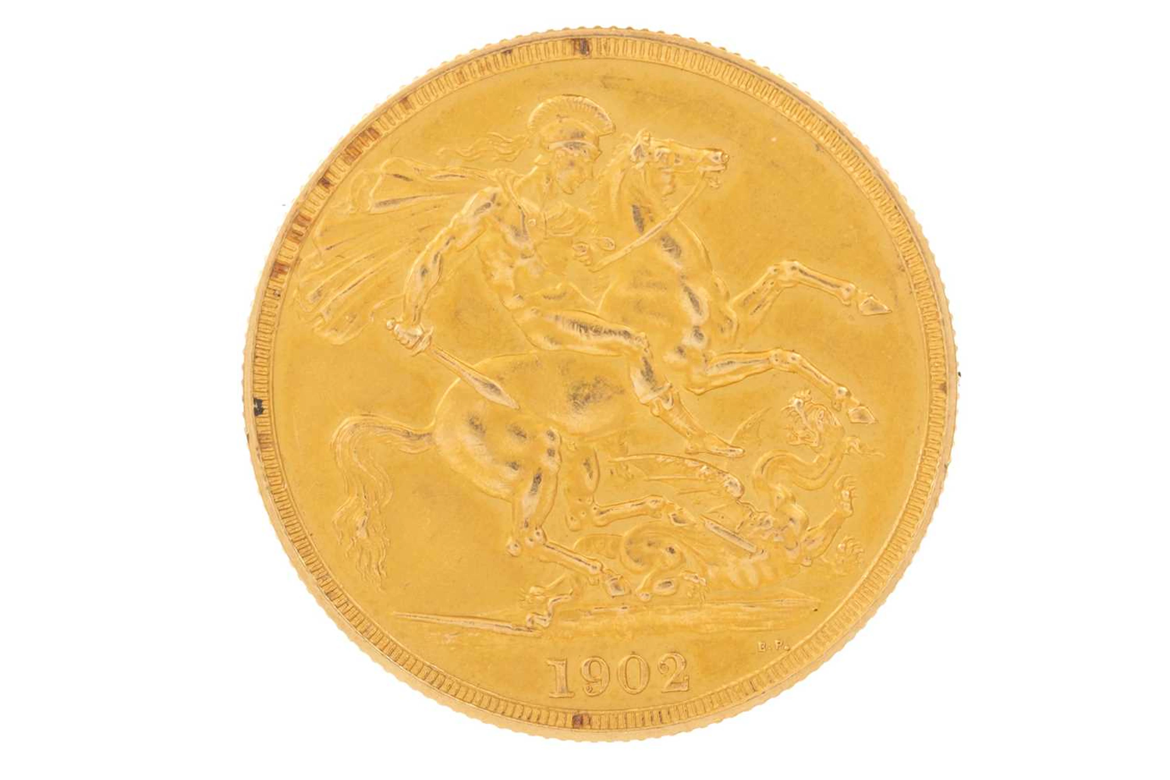 EDWARD VII DOUBLE GOLD SOVEREIGN 1902