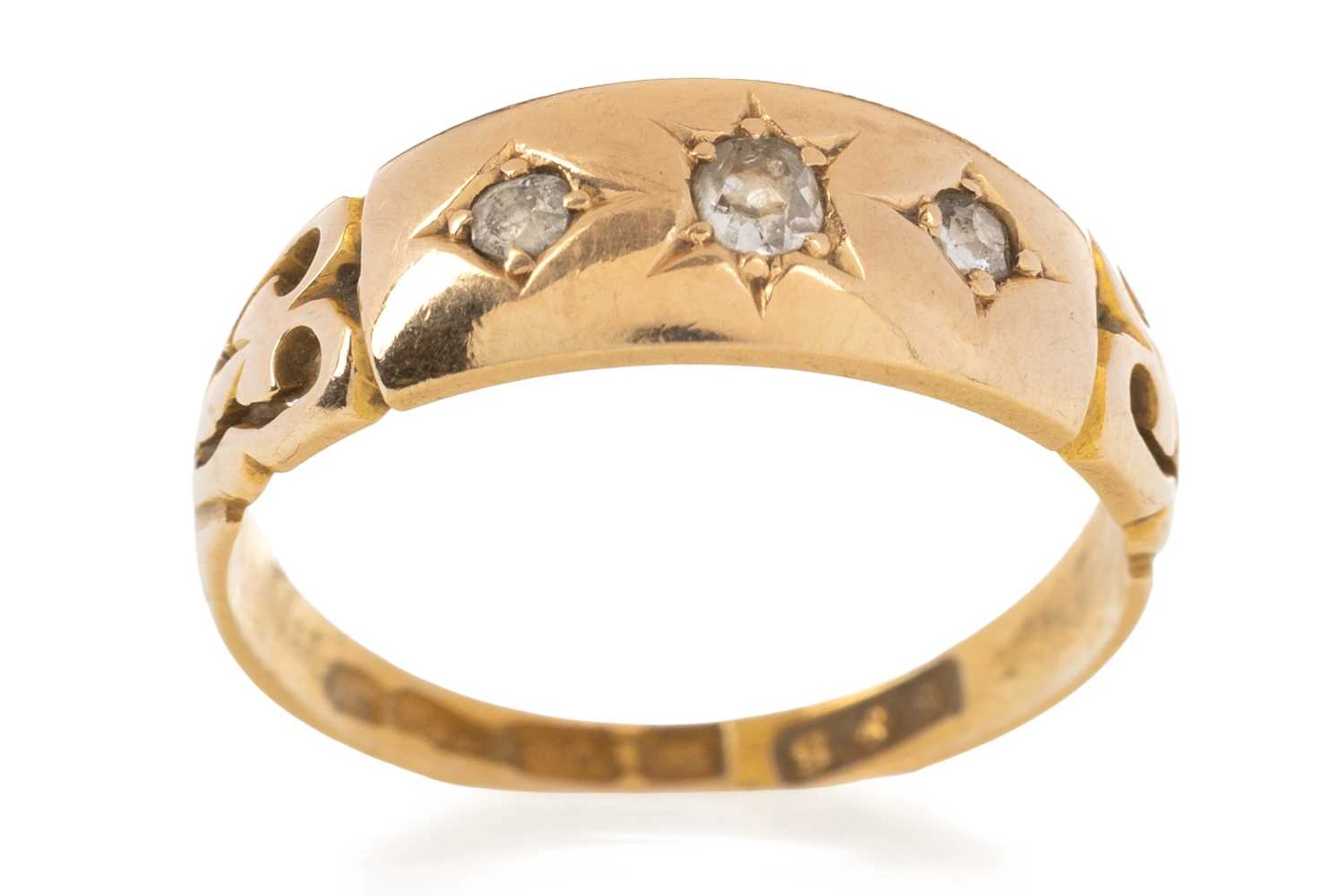 DIAMOND DRESS RING EARLY 20TH CENTURY