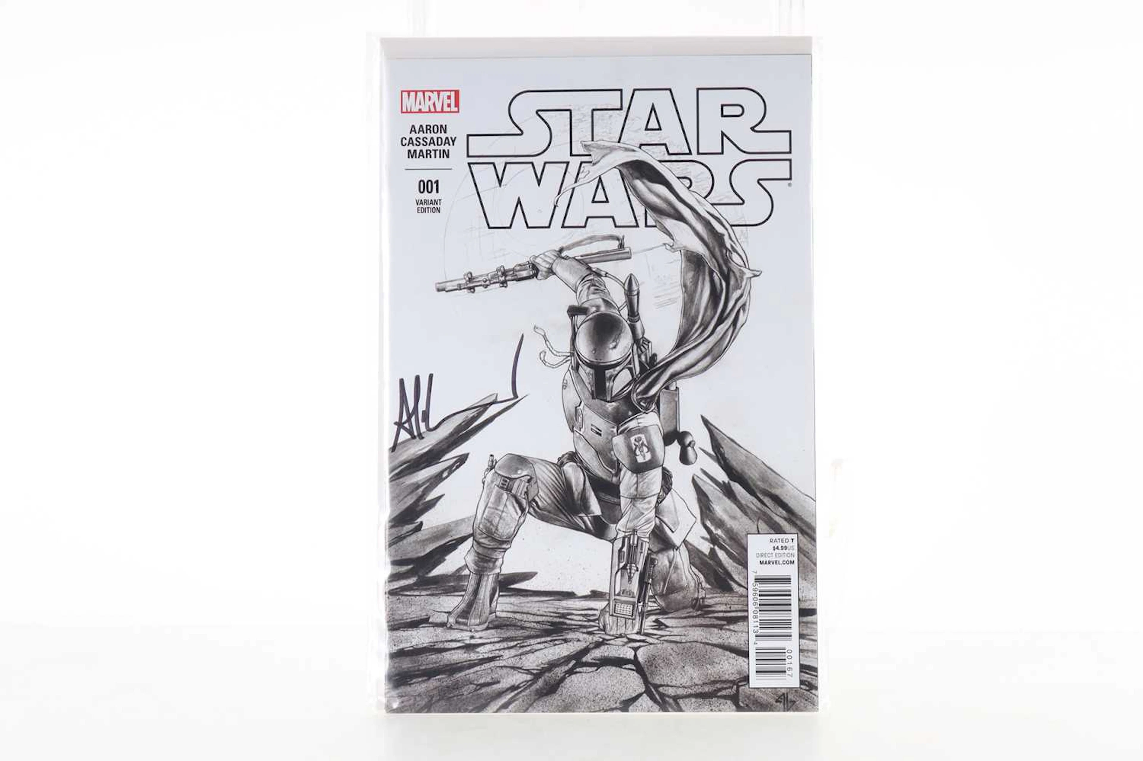 MARVEL STAR WARS #1 VARIANT COVER COLLECTION INCLUDING ADI GRANOV SIGNED 2015