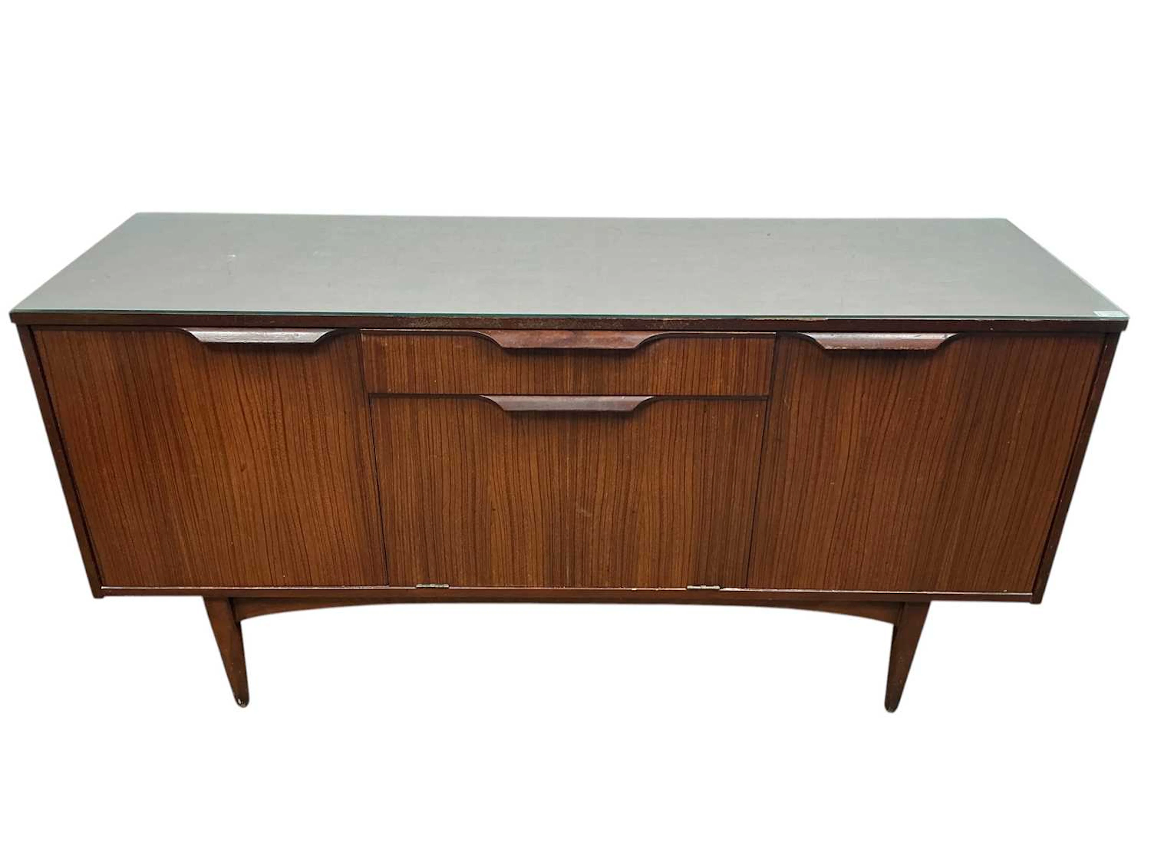 RETRO TEAK SIDEBOARD MID 20TH CENTURY