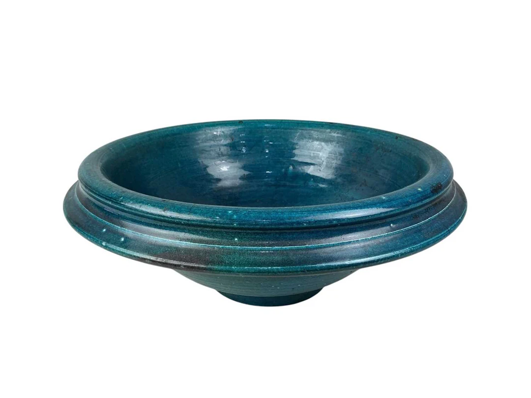 STUDIO POTTERY FRUIT BOWL EARLY/MID 20TH CENTURY