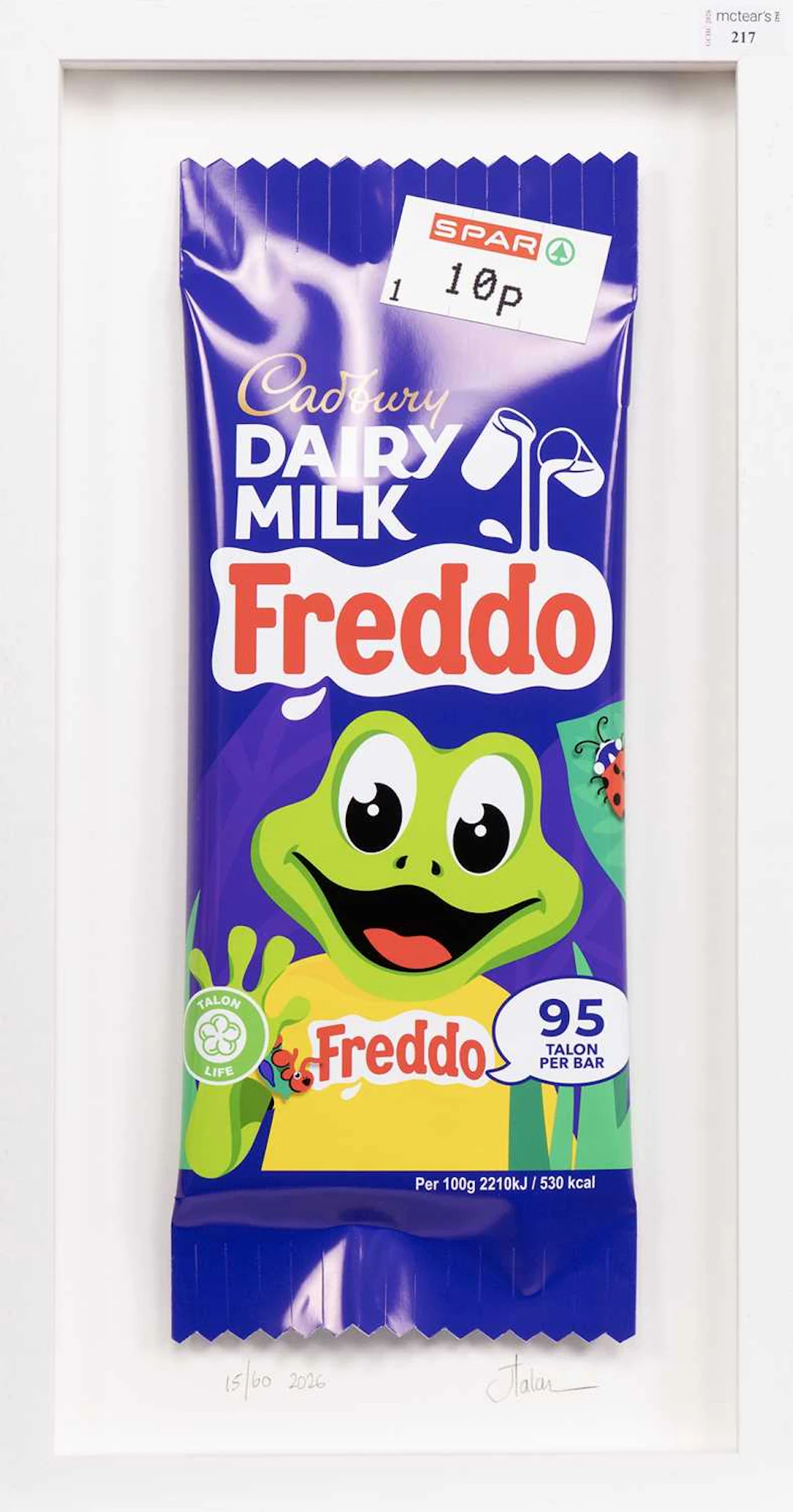 JAMES TALON FREDDO - CADBURYS CHOCOLATE BAR