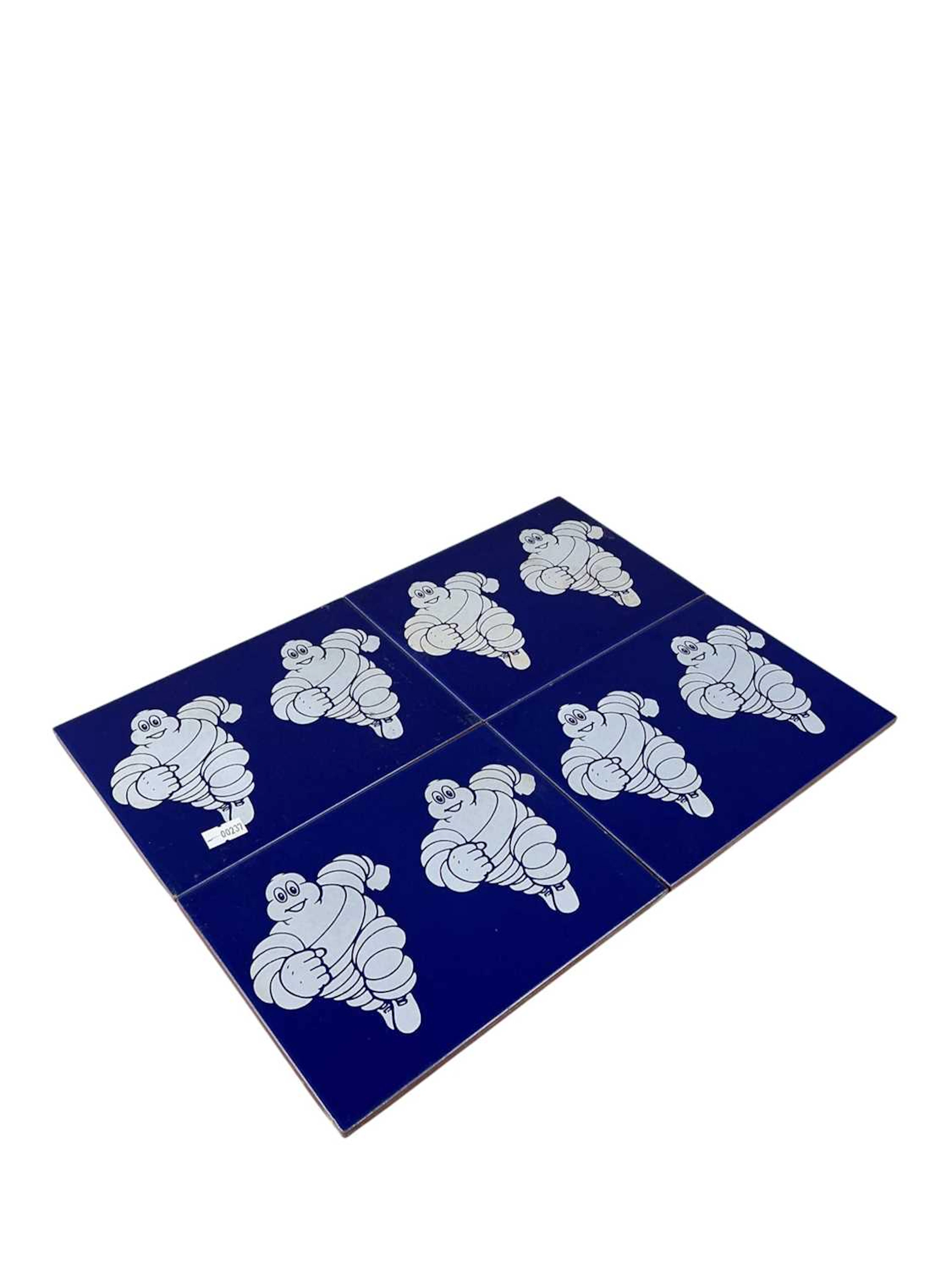 GROUP OF SEVEN MICHELIN CERAMIC TILES EARLY 21ST CENTURY