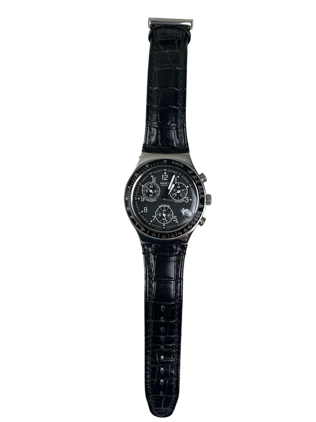 SWATCH IRONY WRIST WATCH, EARLY 21ST CENTURY AND ANOTHER WATCH