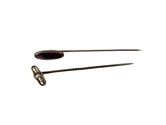 GROUP OF STICK PINS EARLY 20TH CENTURY