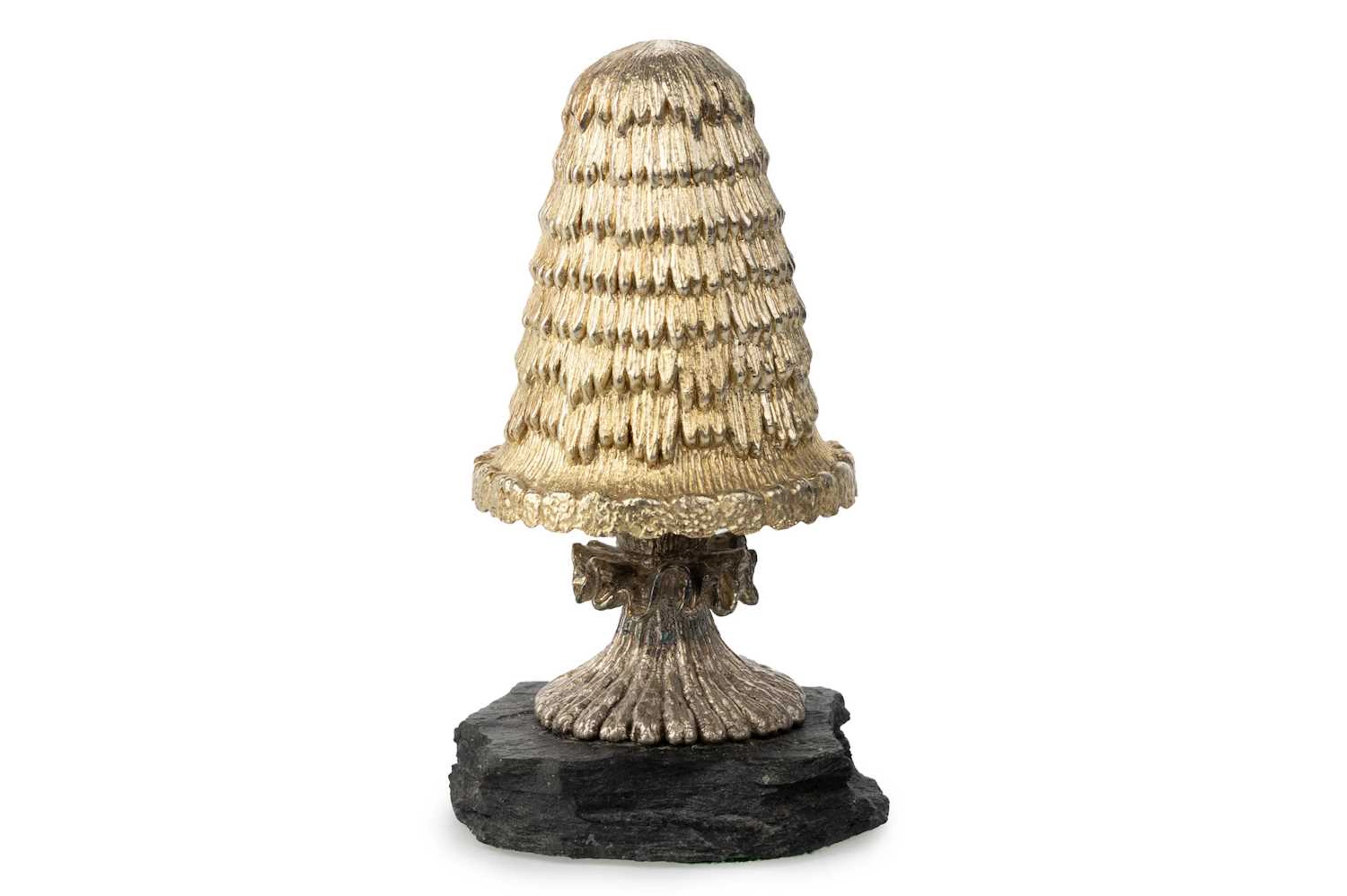 ELIZABETH II SILVER AND SILVER GILT SURPRISE MUSHROOM MAKER CHRISTOPHER