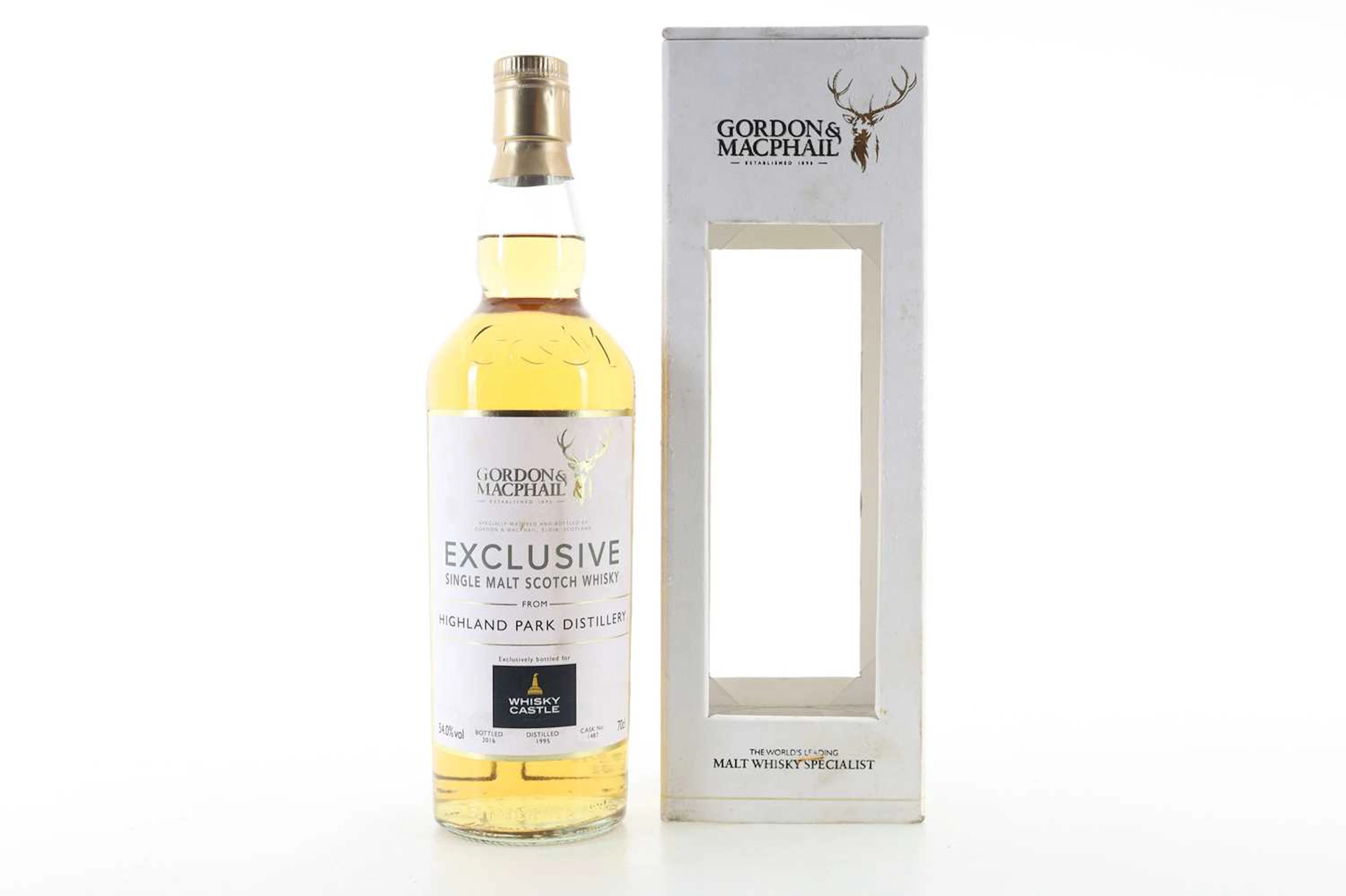 HIGHLAND PARK 1995 GORDON & MACPHAIL EXCLUSIVE FOR THE WHISKY CASTLE