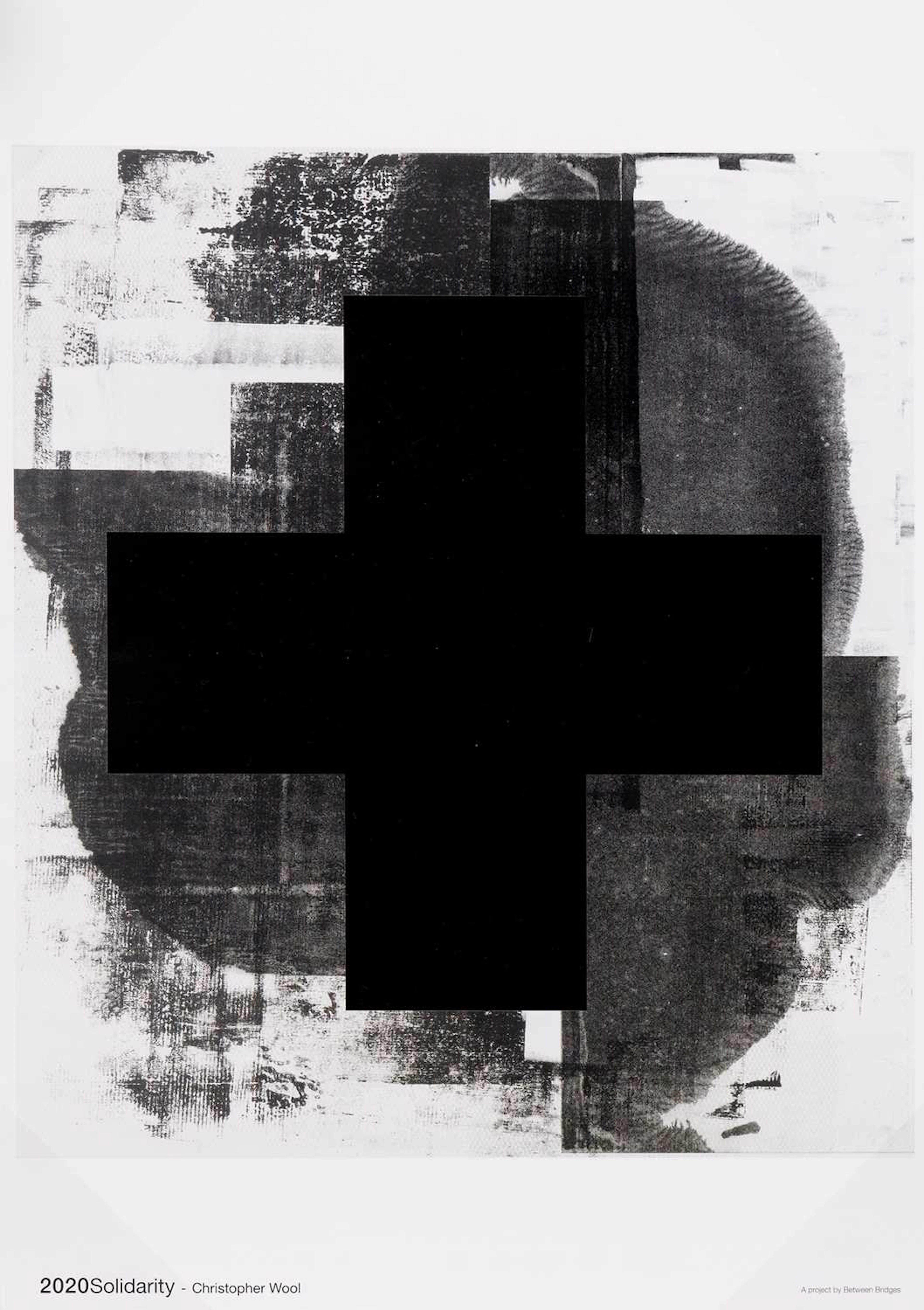 CHRISTOPHER WOOL UNTITLED (WOOL POSTER BETWEEN BRIDGES), 2020