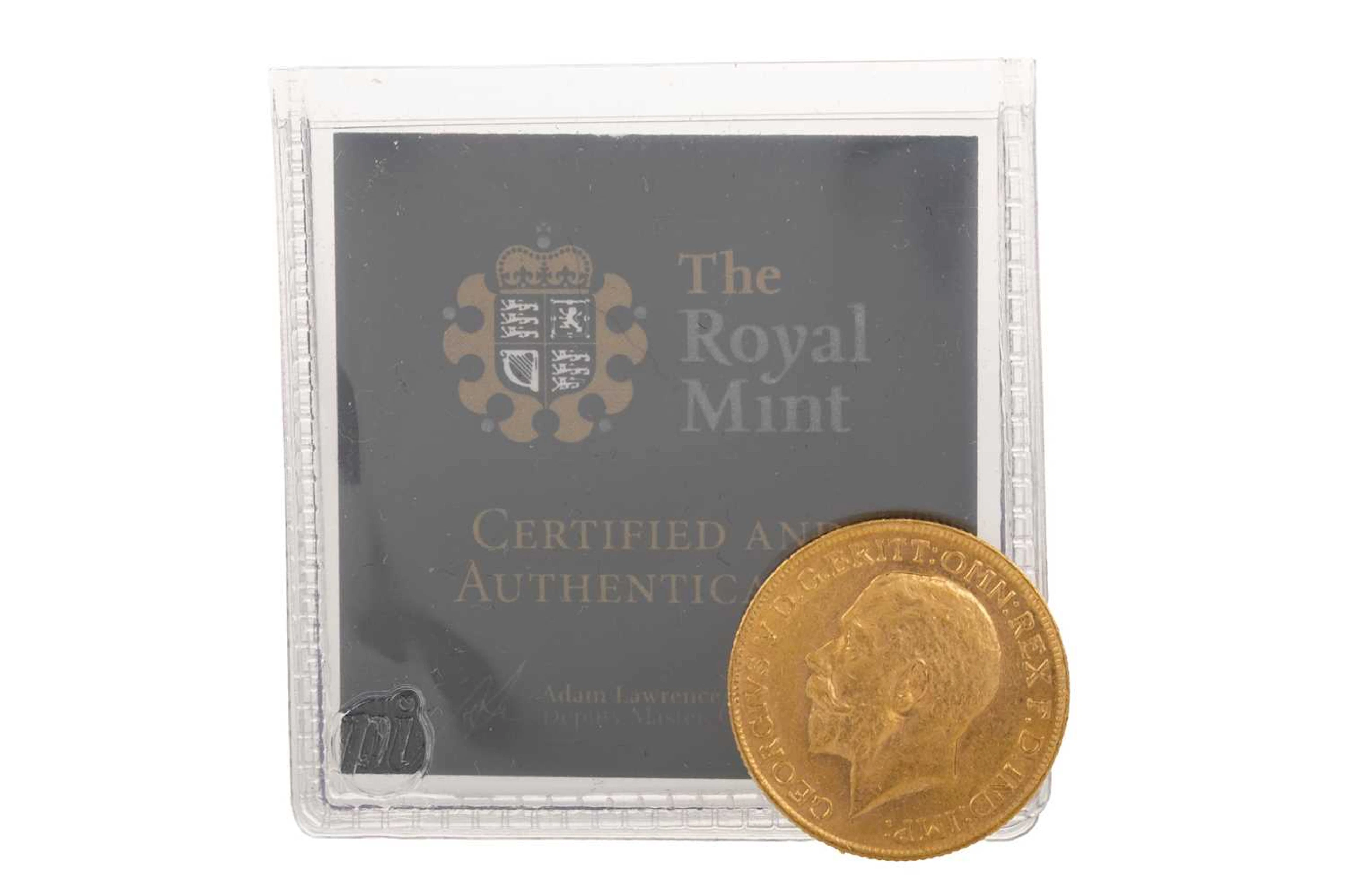 GEORGE V GOLD SOVEREIGN 1917