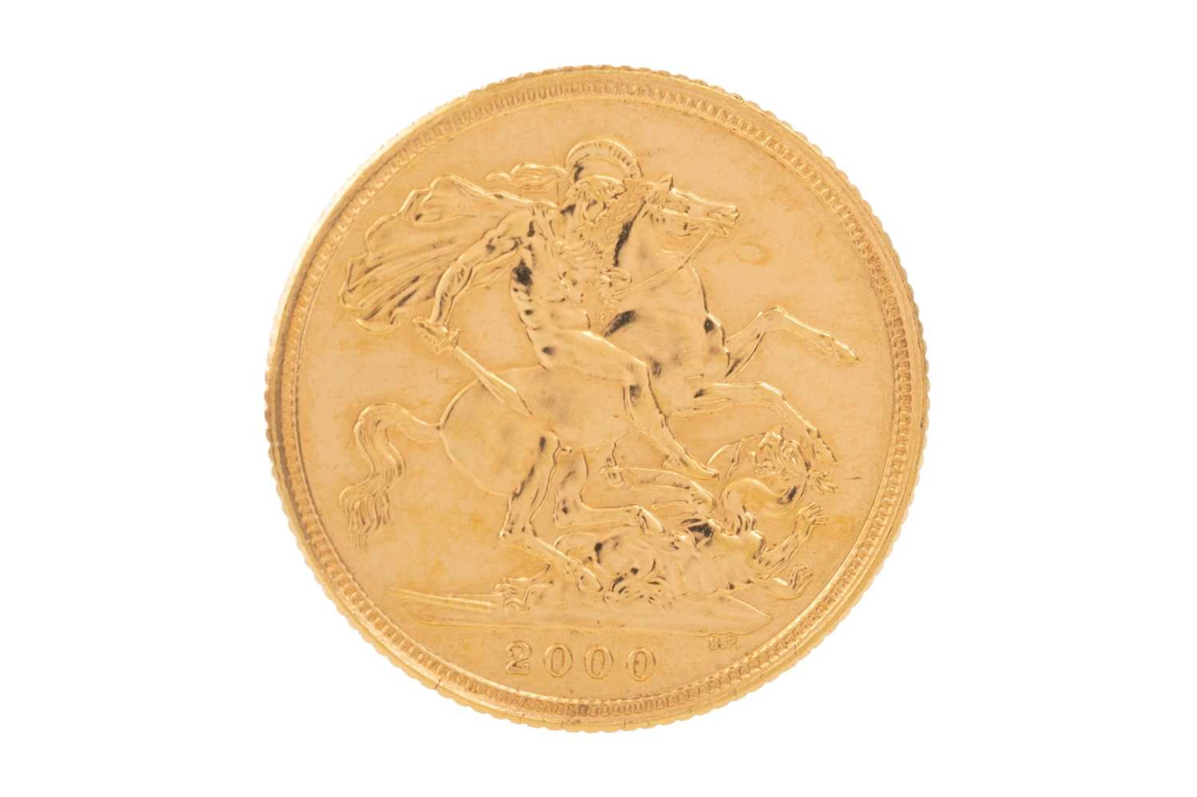 ELIZABETH II GOLD SOVEREIGN 2000