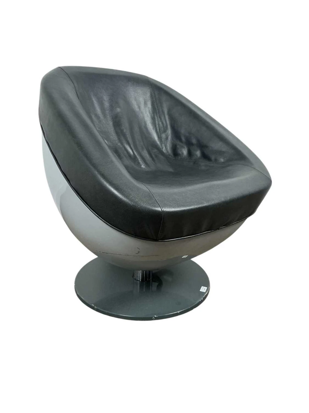 PAIR OF GAMMA AND BROS SALON EGG CHAIRS LATE 20TH CENTURY