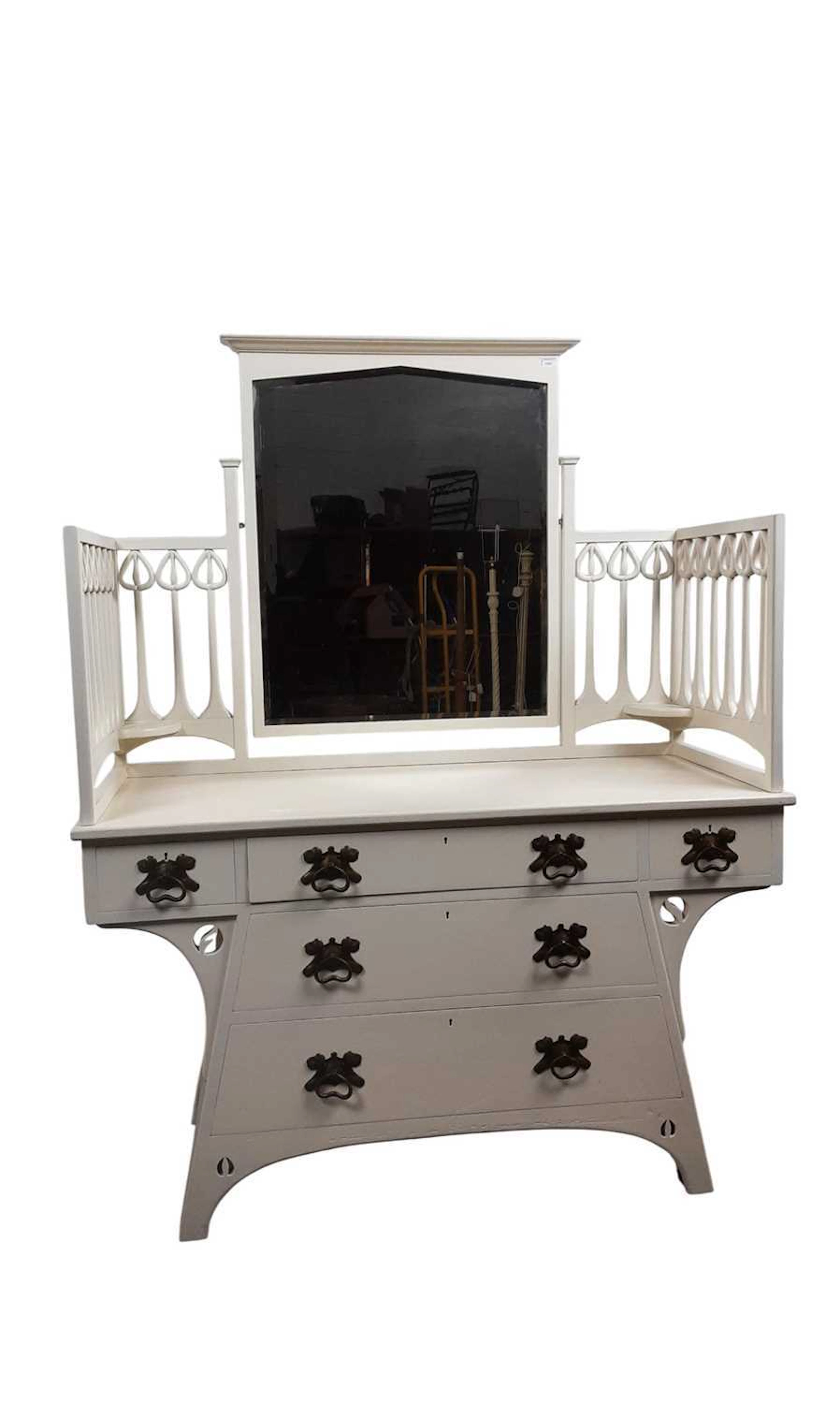 ARTS & CRAFTS DRESSING CHEST EARLY 20TH CENTURY