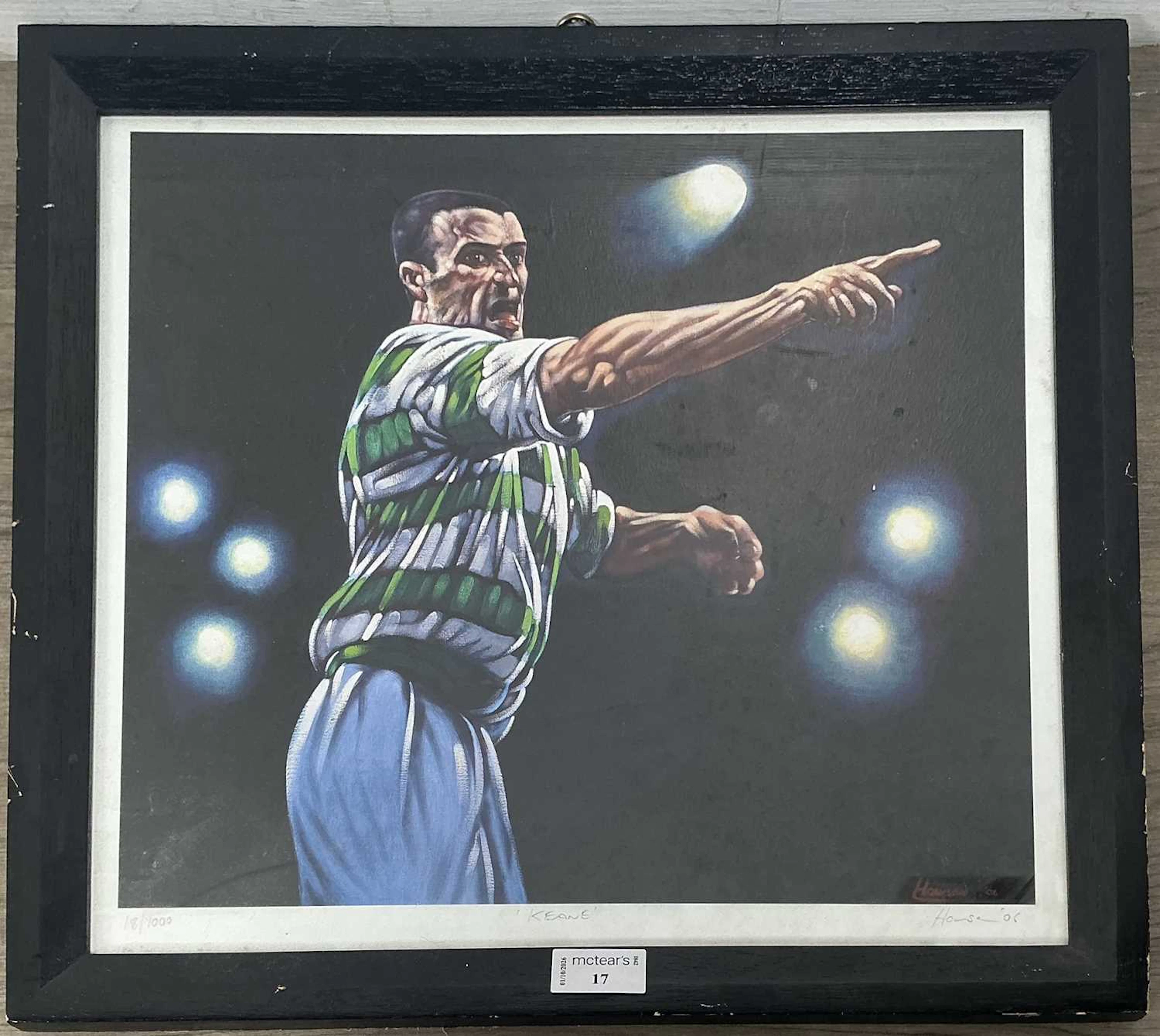 PETER HOWSON ROY KEANE FOR CELTIC