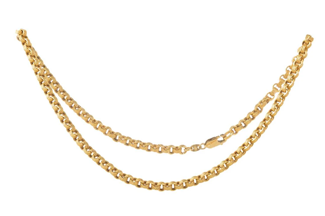 GOLD CHAIN LATE 20TH CENTURY