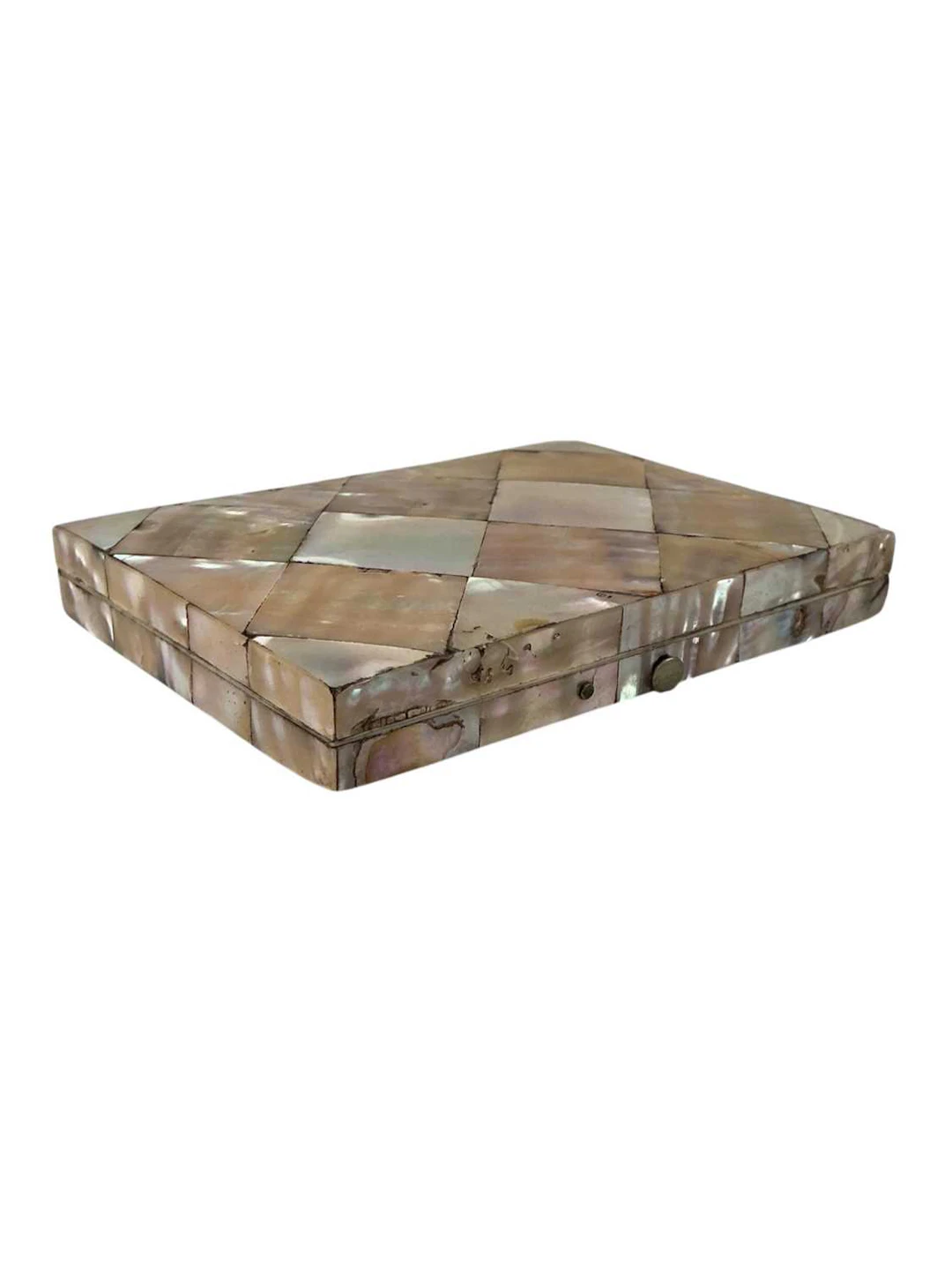 VICTORIAN MOTHER OF PEARL CARD CASE LATE 19TH CENTURY