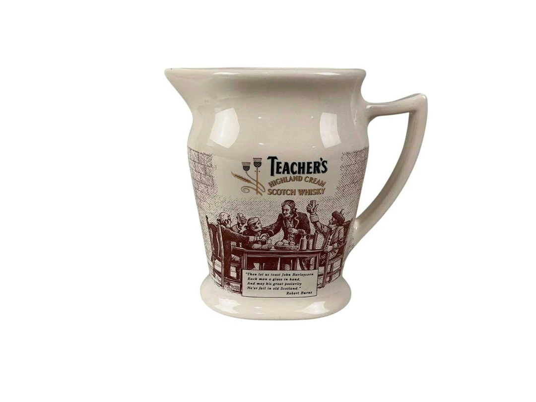 COLLECTION OF BRANDED WATER JUGS LATE 20TH CENTURY