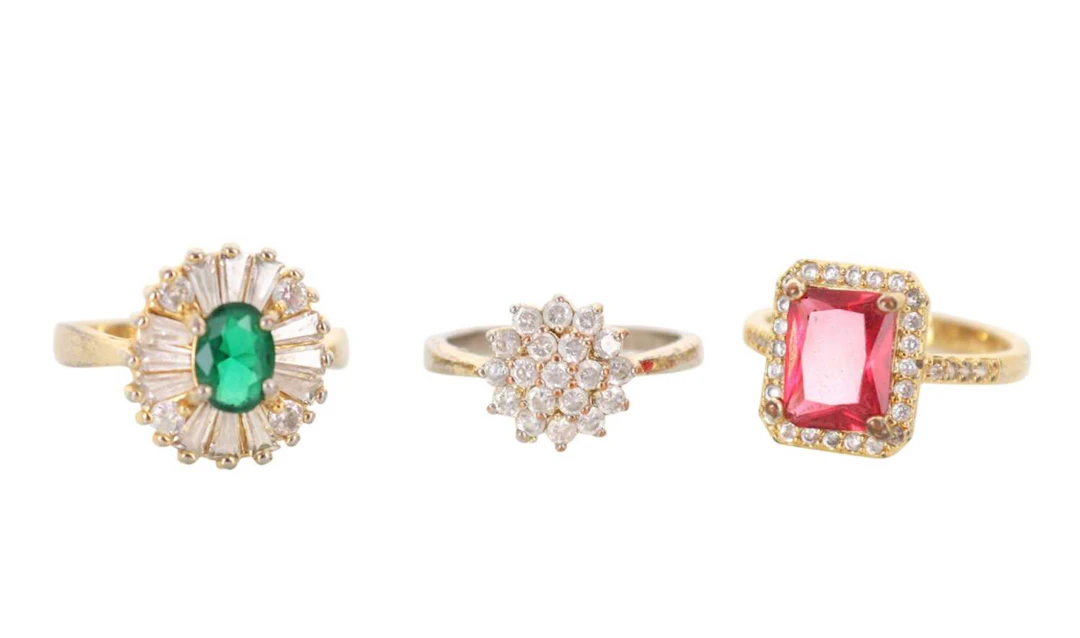 GROUP OF RINGS LATE 20TH CENTURY