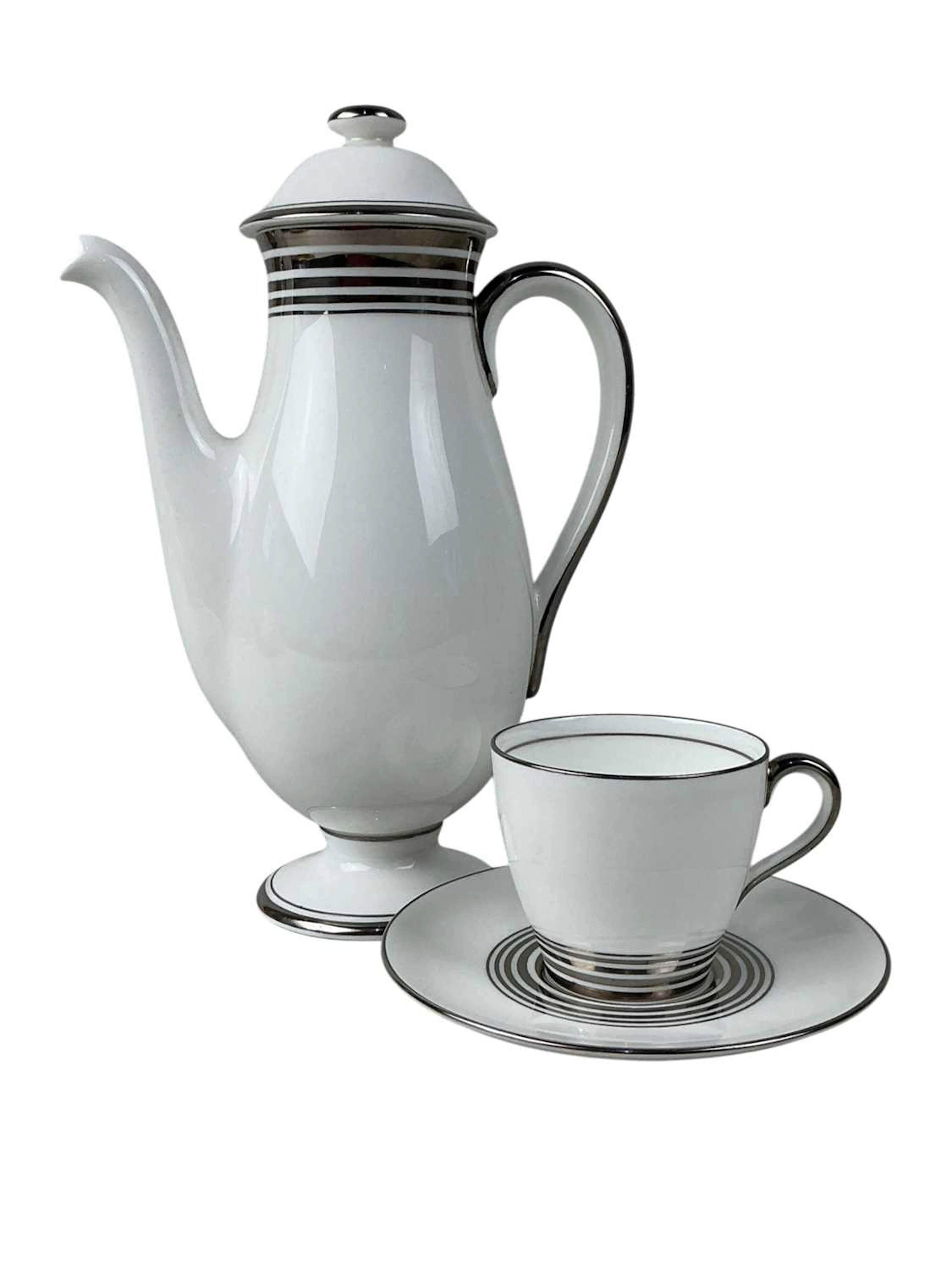ROYAL DOULTON ROYALTY COFFEE SERVICE EARLY 20TH CENTURY
