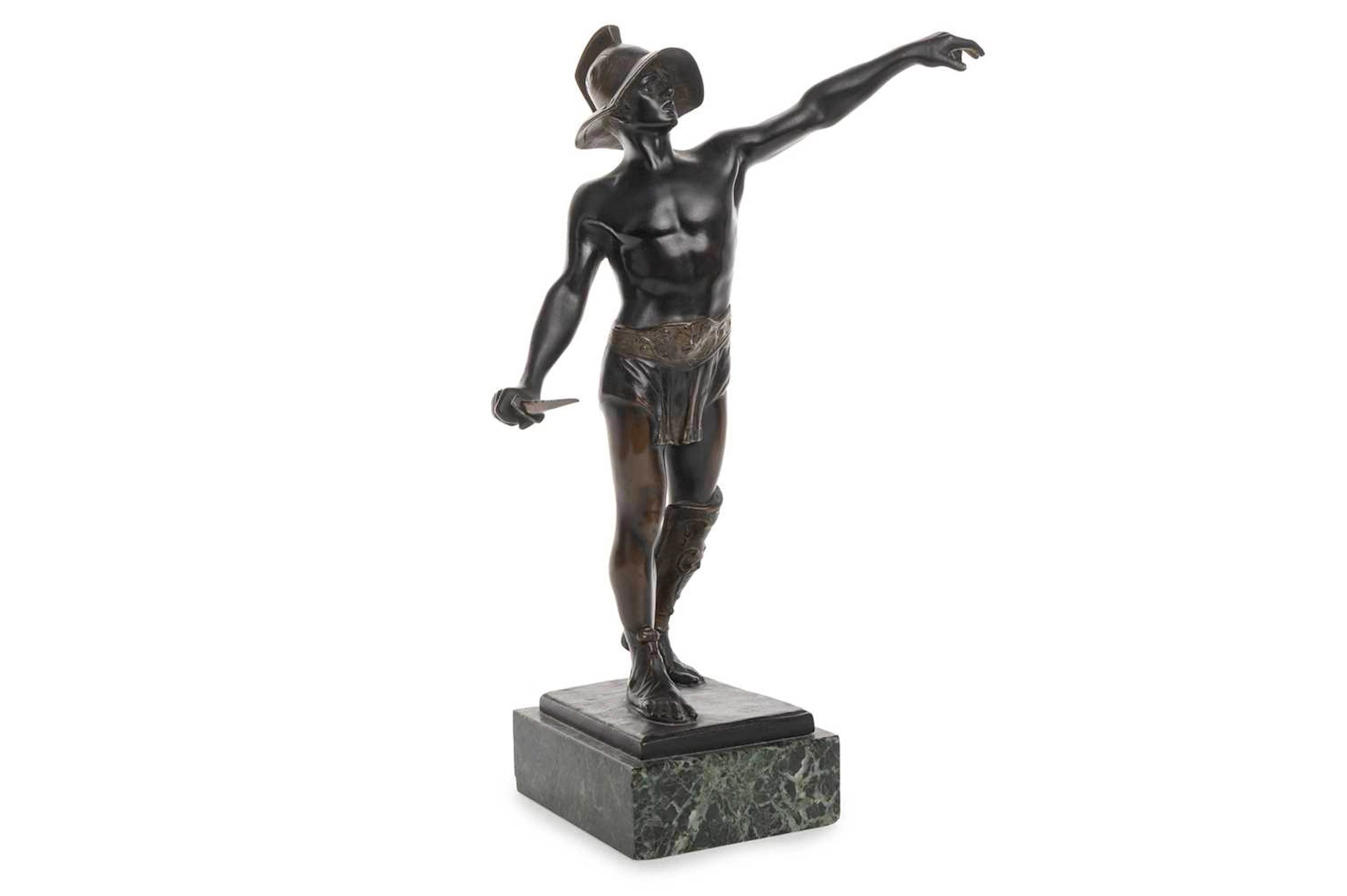 AFTER FERDINAND LUGERTH (AUSTRIAN, 1885-1915), BRONZE SCULPTURE OF