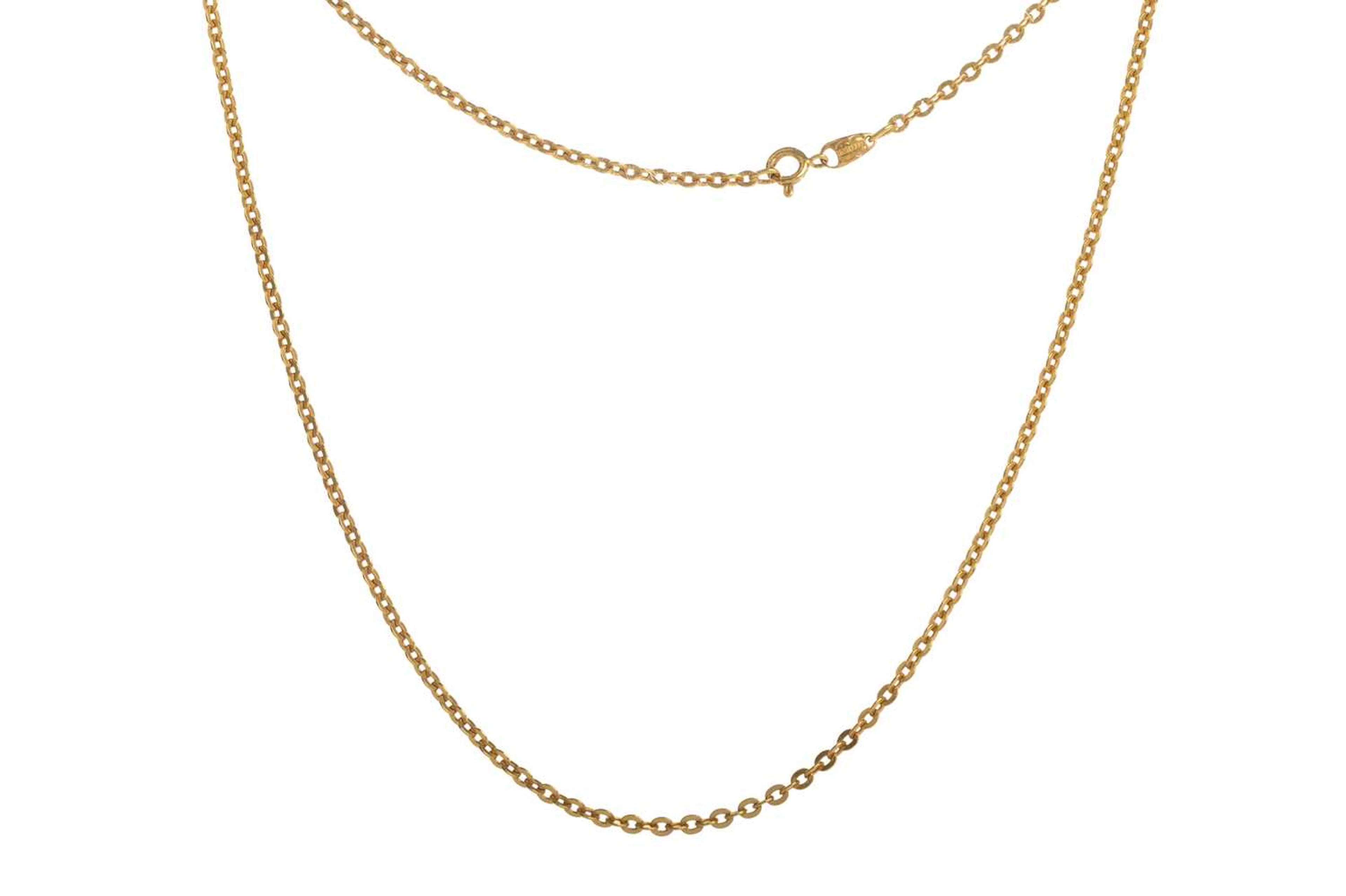 GOLD CHAIN LATE 20TH CENTURY