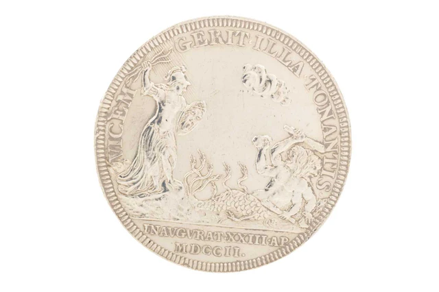 ANNE SILVER CORONATION MEDAL 1702