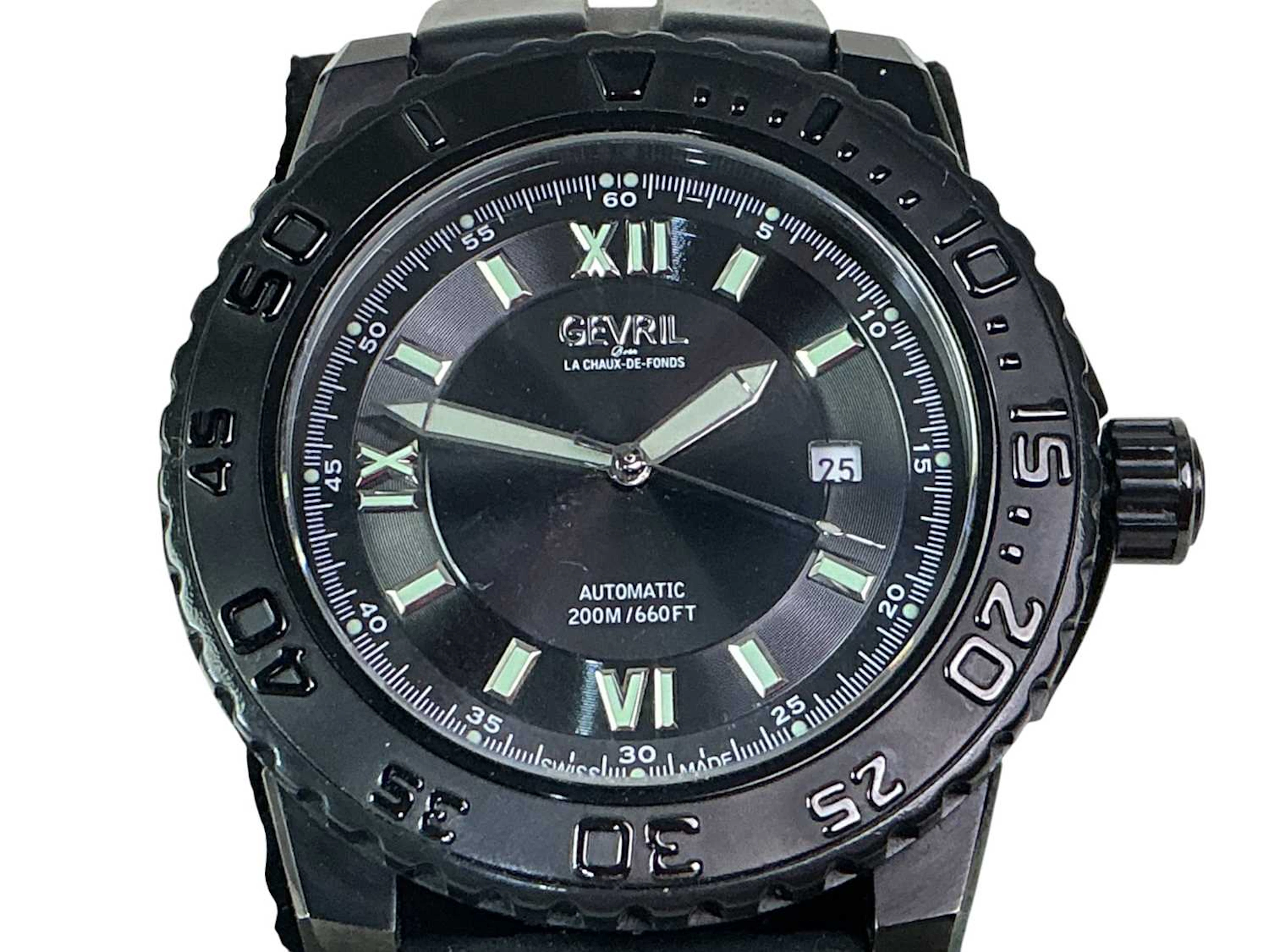 GENT'S GEVRIL AUTOMATIC WRIST WATCH LATE 20TH CENTURY